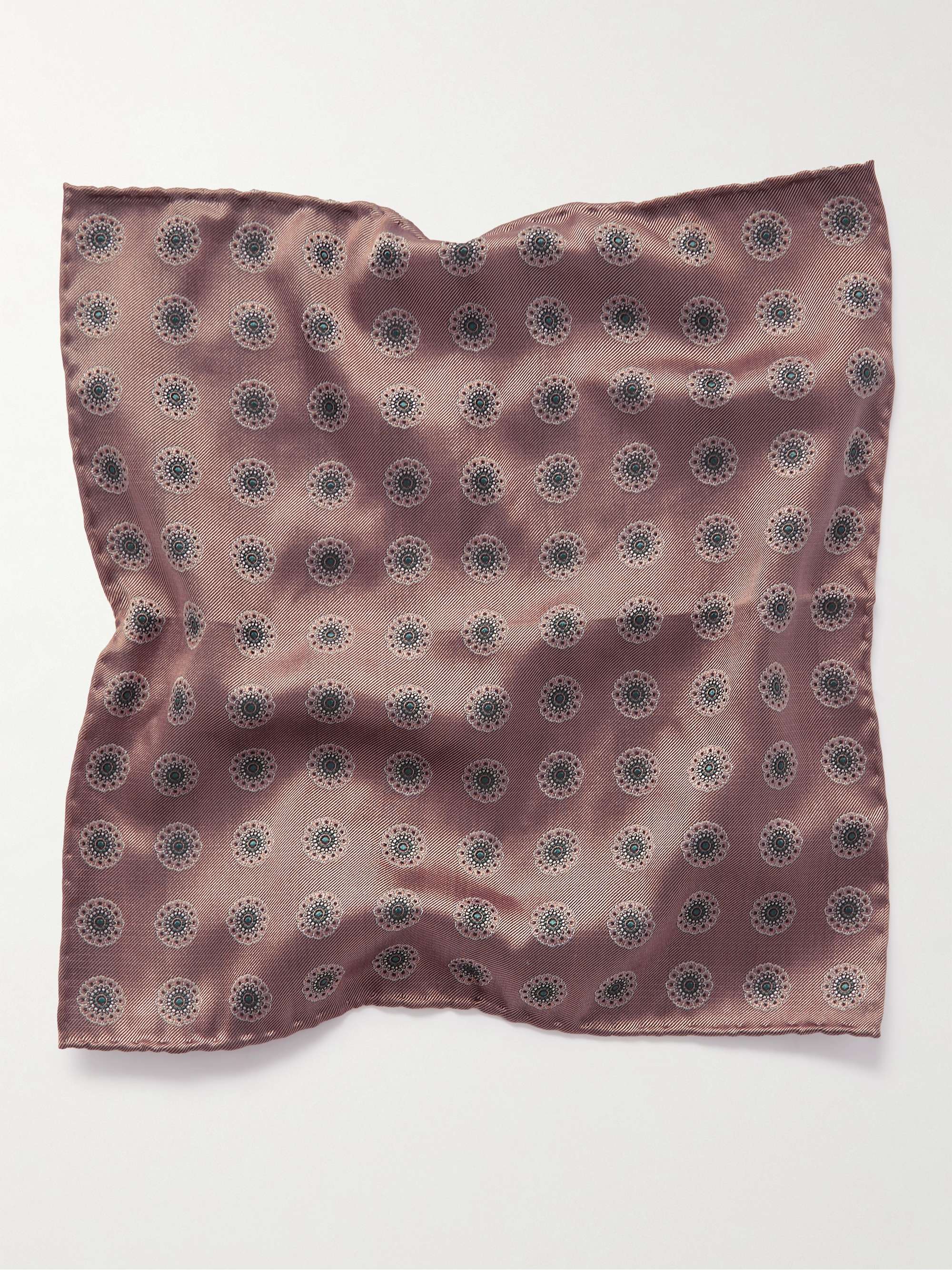 FAVOURBROOK Waldegrave Silk-Jacquard Pocket Square