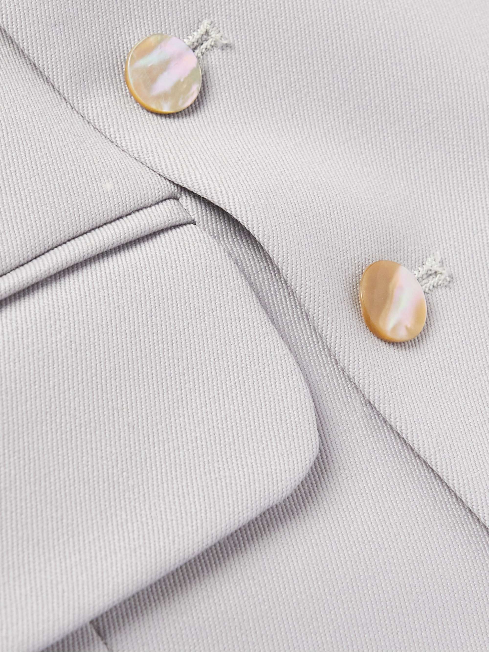 FAVOURBROOK Wolferton Double-Breasted Linen Waistcoat