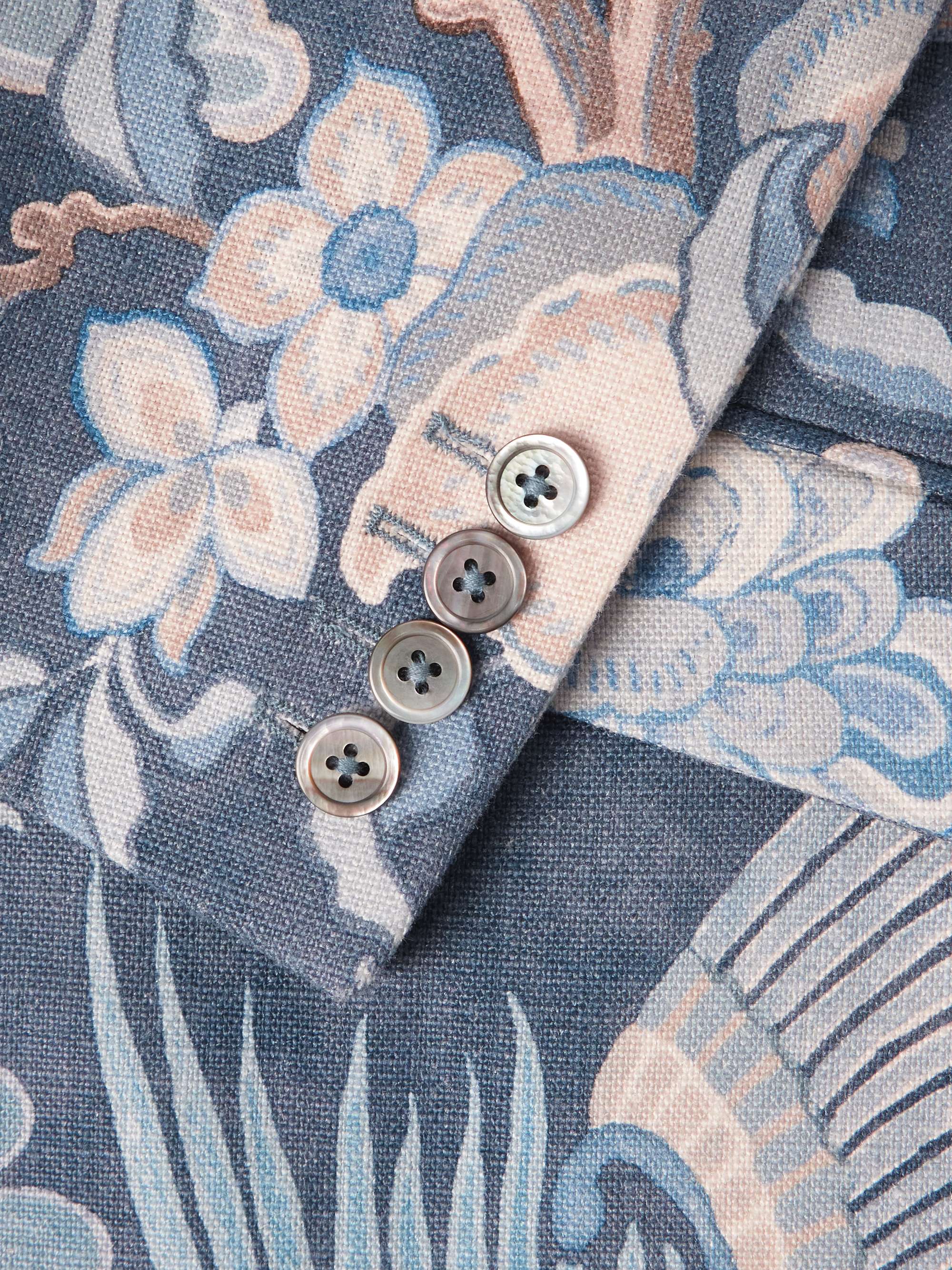 FAVOURBROOK Chifu Newport Printed Linen Blazer