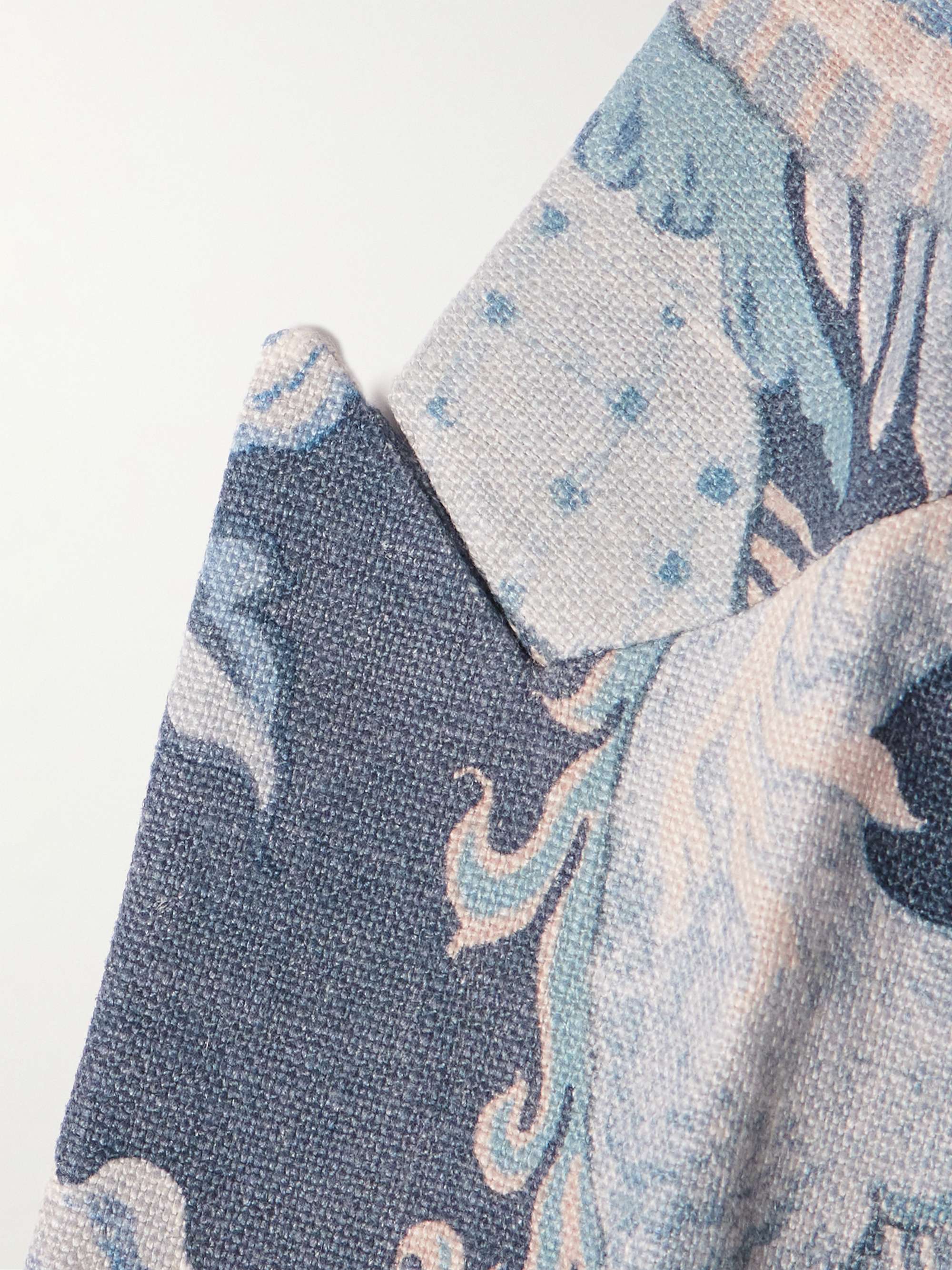 FAVOURBROOK Chifu Newport Printed Linen Blazer