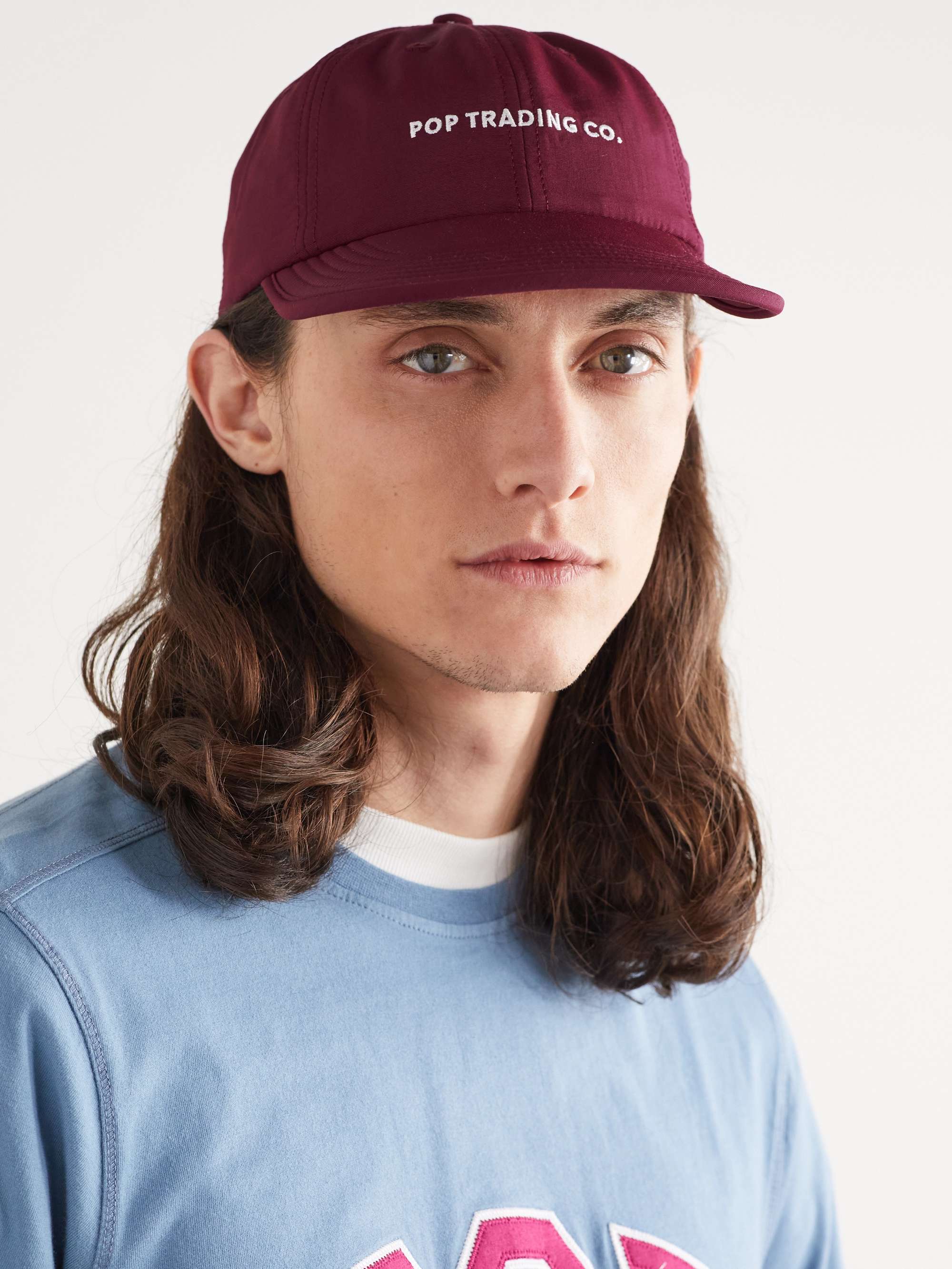 Hilsen Bevægelse lustre POP TRADING COMPANY Logo-Embroidered Cotton Baseball Cap for Men | MR PORTER