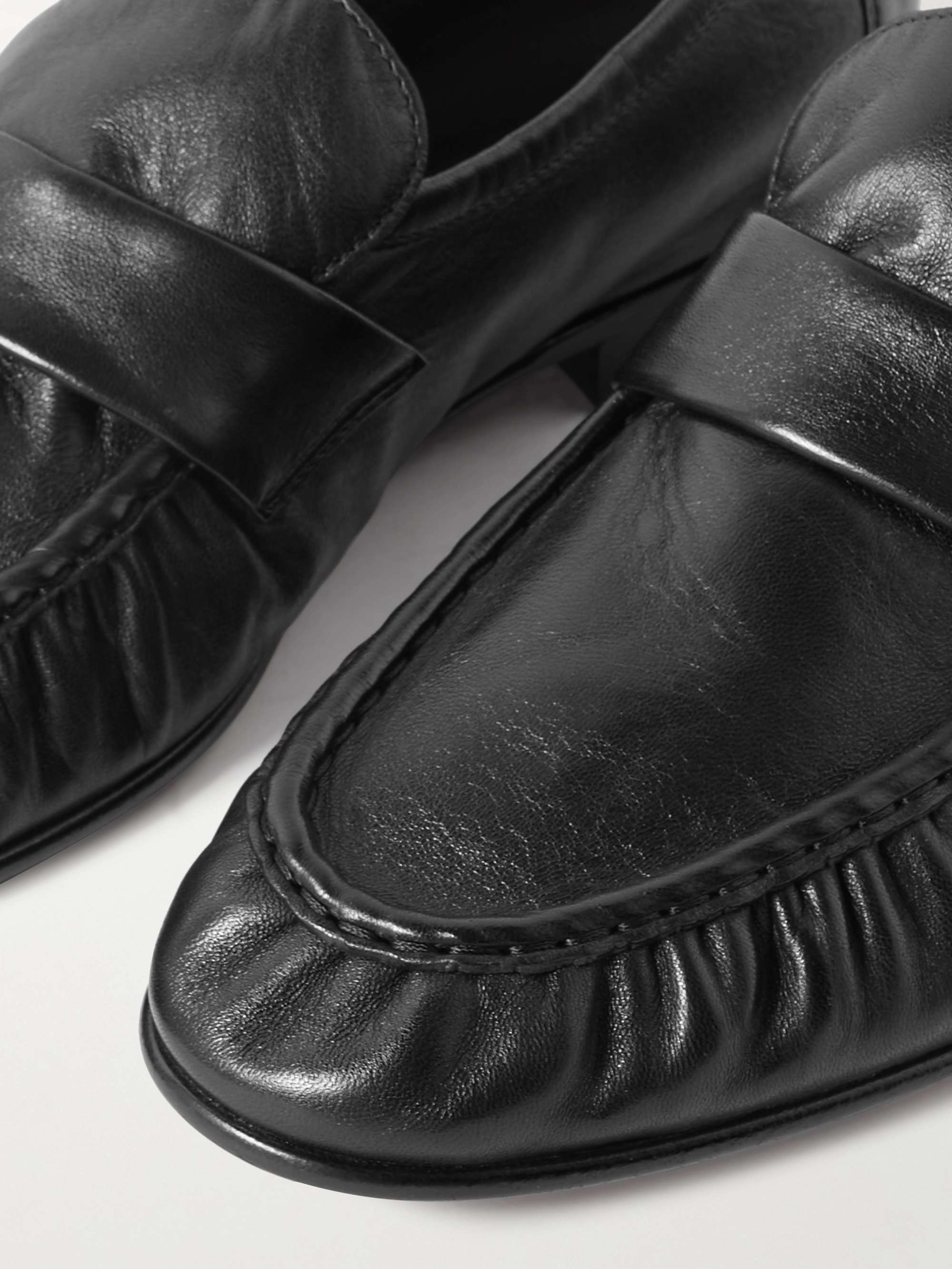 THE ROW Leather Loafers