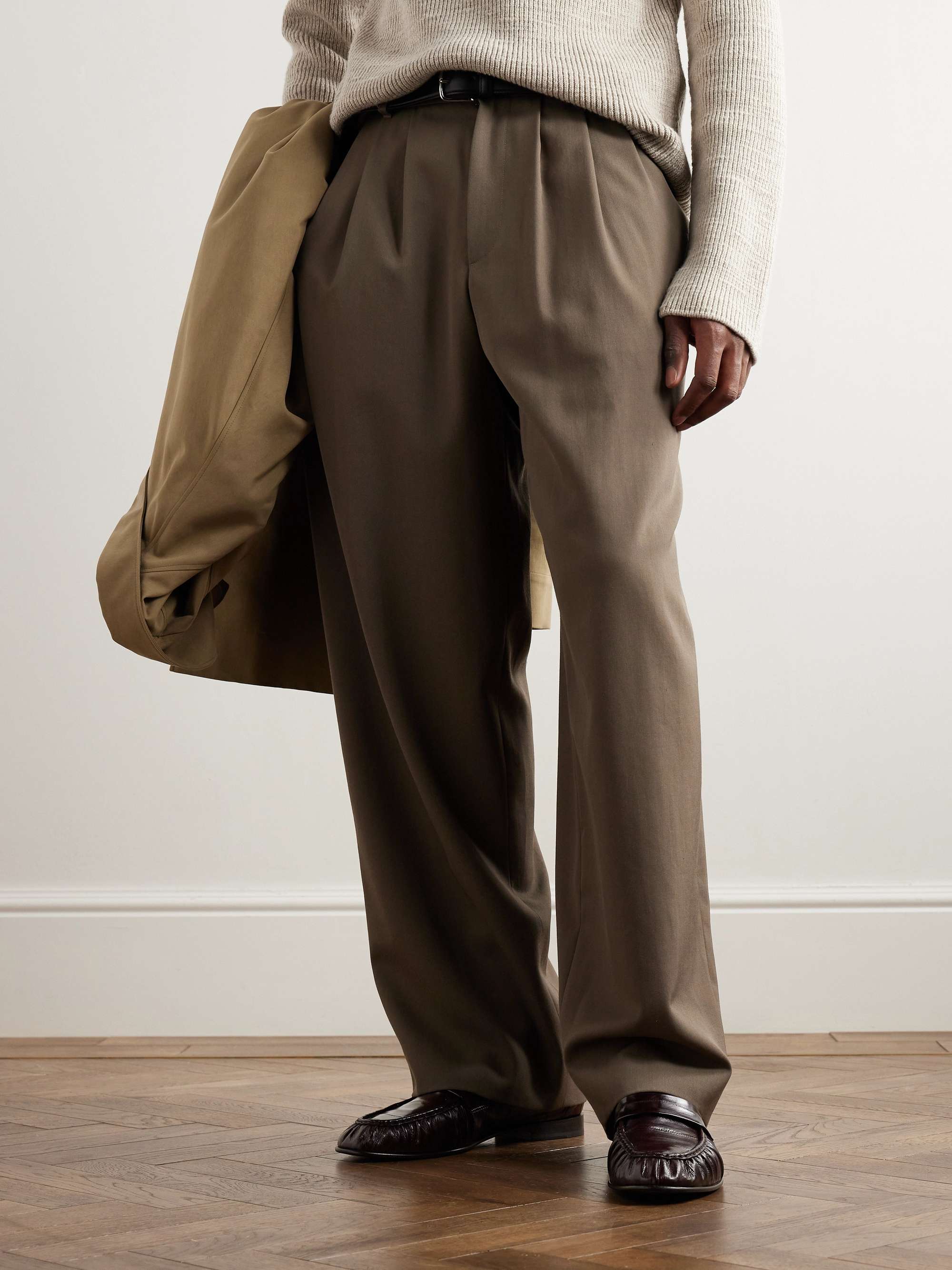 THE ROW Leather Loafers