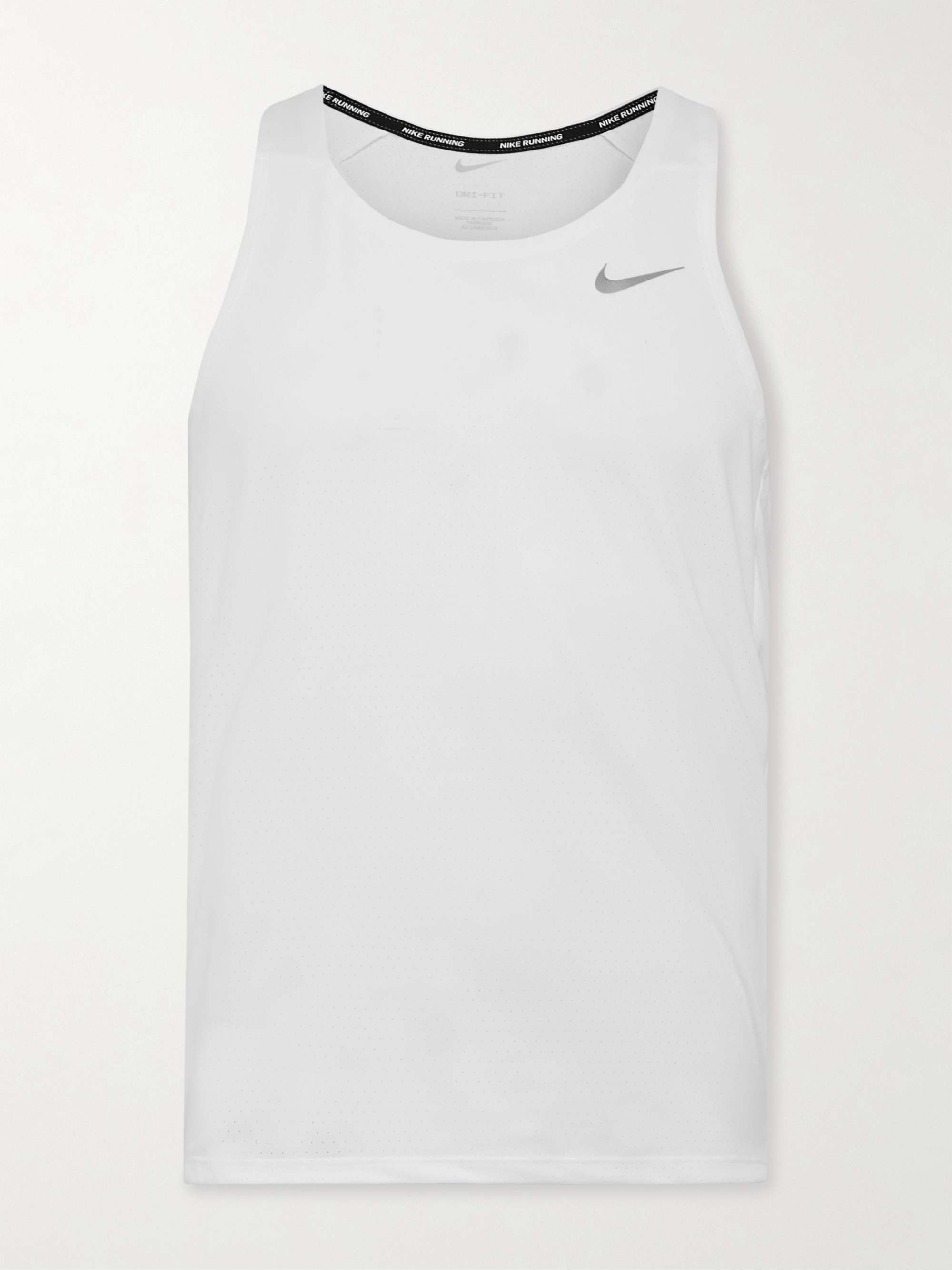 NIKE RUNNING Fast Slim-Fit Dri-FIT Mesh Tank Top for Men