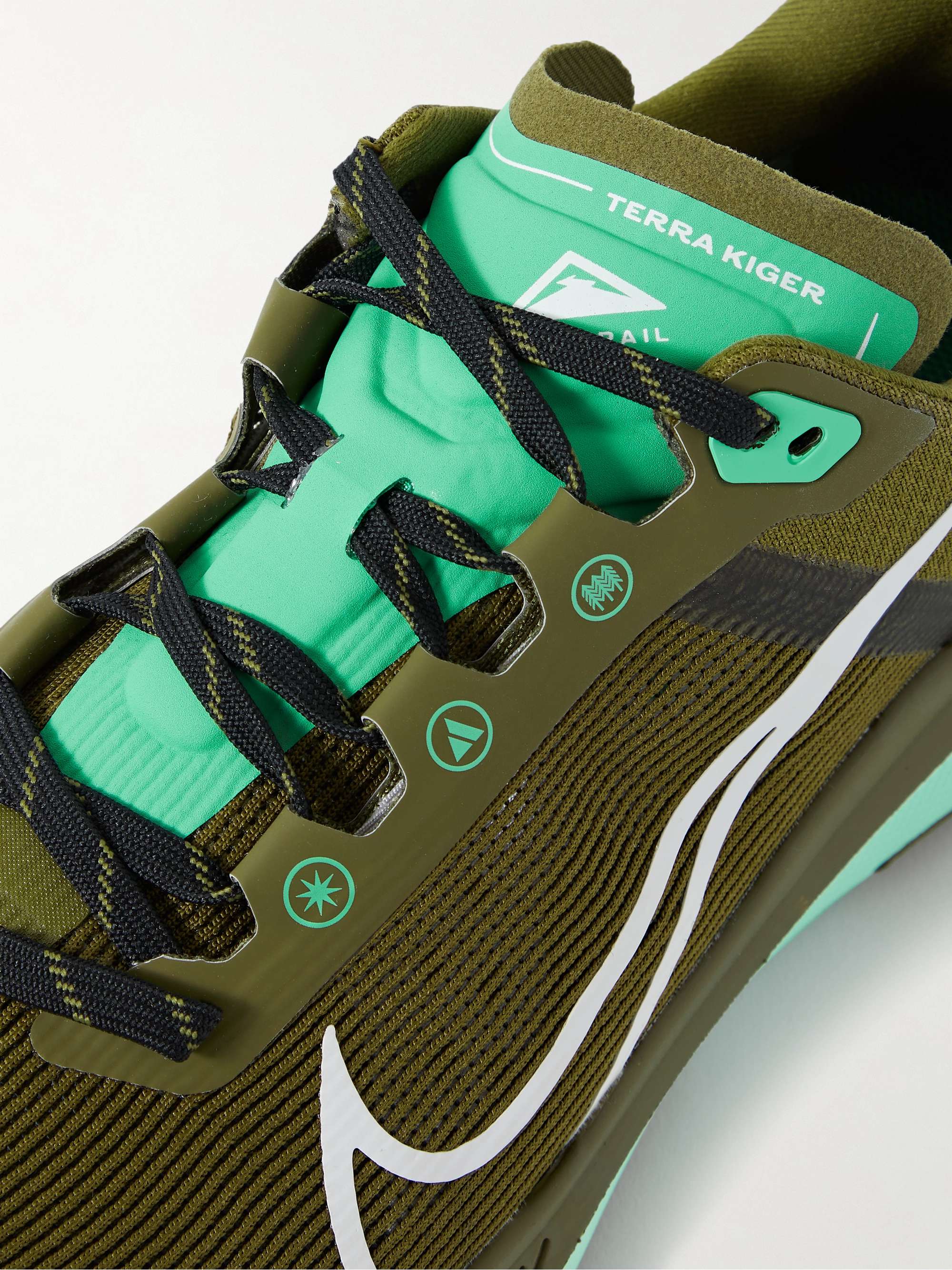 NIKE RUNNING Terra Kiger 9 Rubber-Trimmed Mesh Trail Running Sneakers