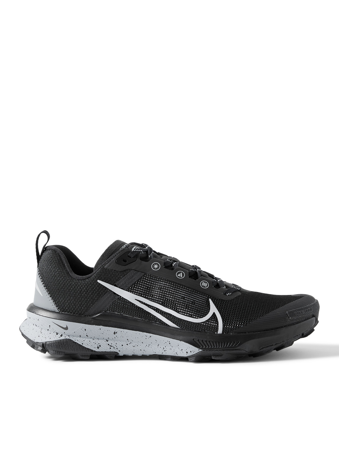 Nike Terra Kiger 9 Rubber-trimmed Mesh Trail Running Sneakers In Black