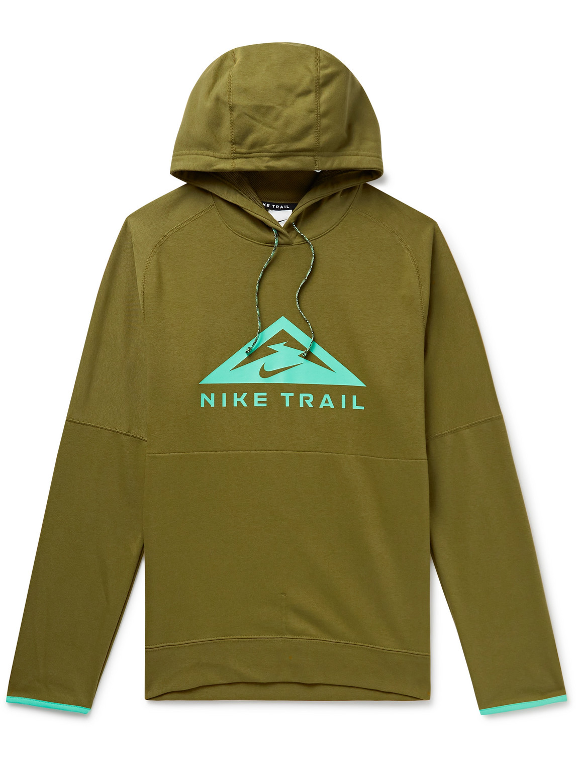 Trail Magic Hour Logo-Print Cotton-Blend Dri-FIT Hoodie