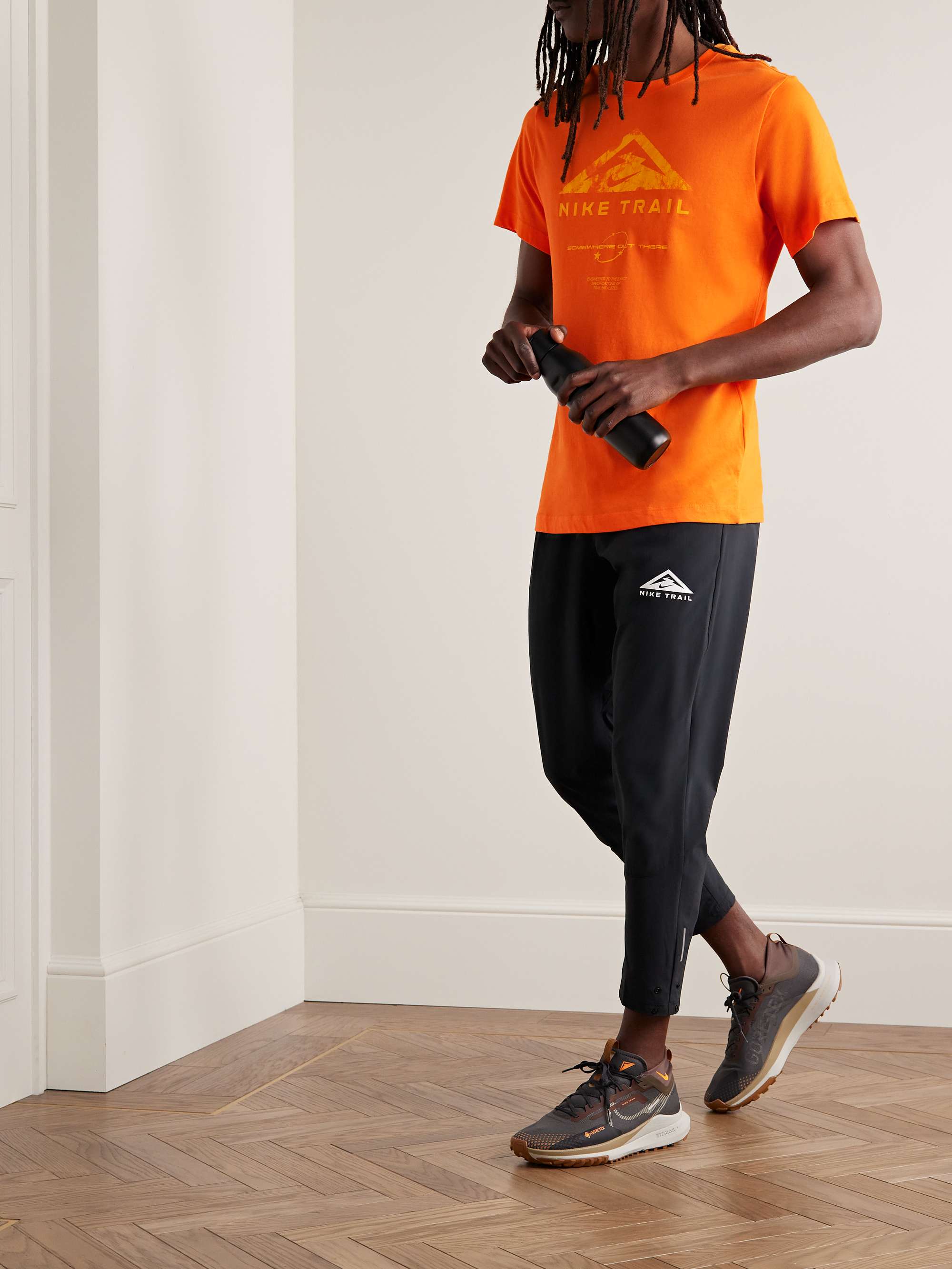 NIKE RUNNING Trail Logo-Print Dri-FIT T-Shirt