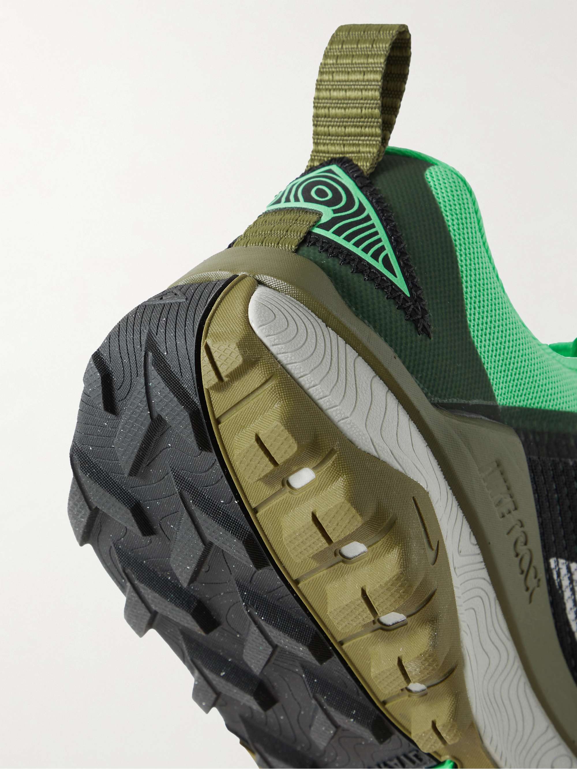 NIKE RUNNING React Wildhorse 8 Rubber-Trimmed Mesh Sneakers