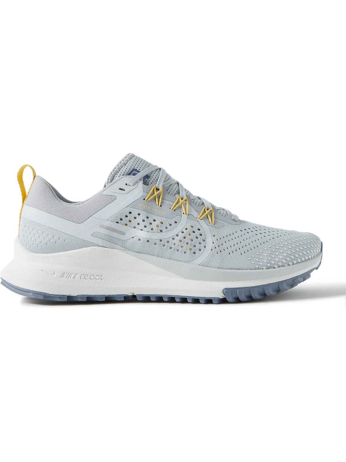 Nike React Pegasus Trail 4 Rubber trimmed Mesh Running Sneakers In