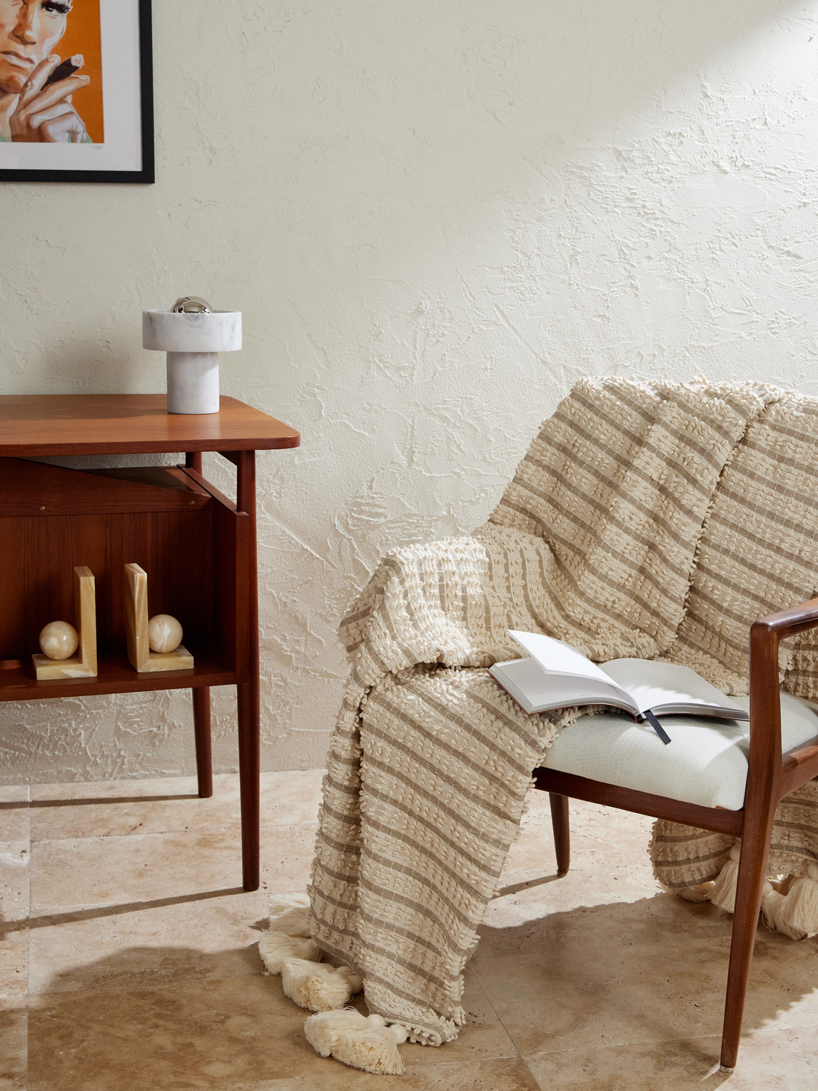 Cassia Tasseled Cotton Throw — 2