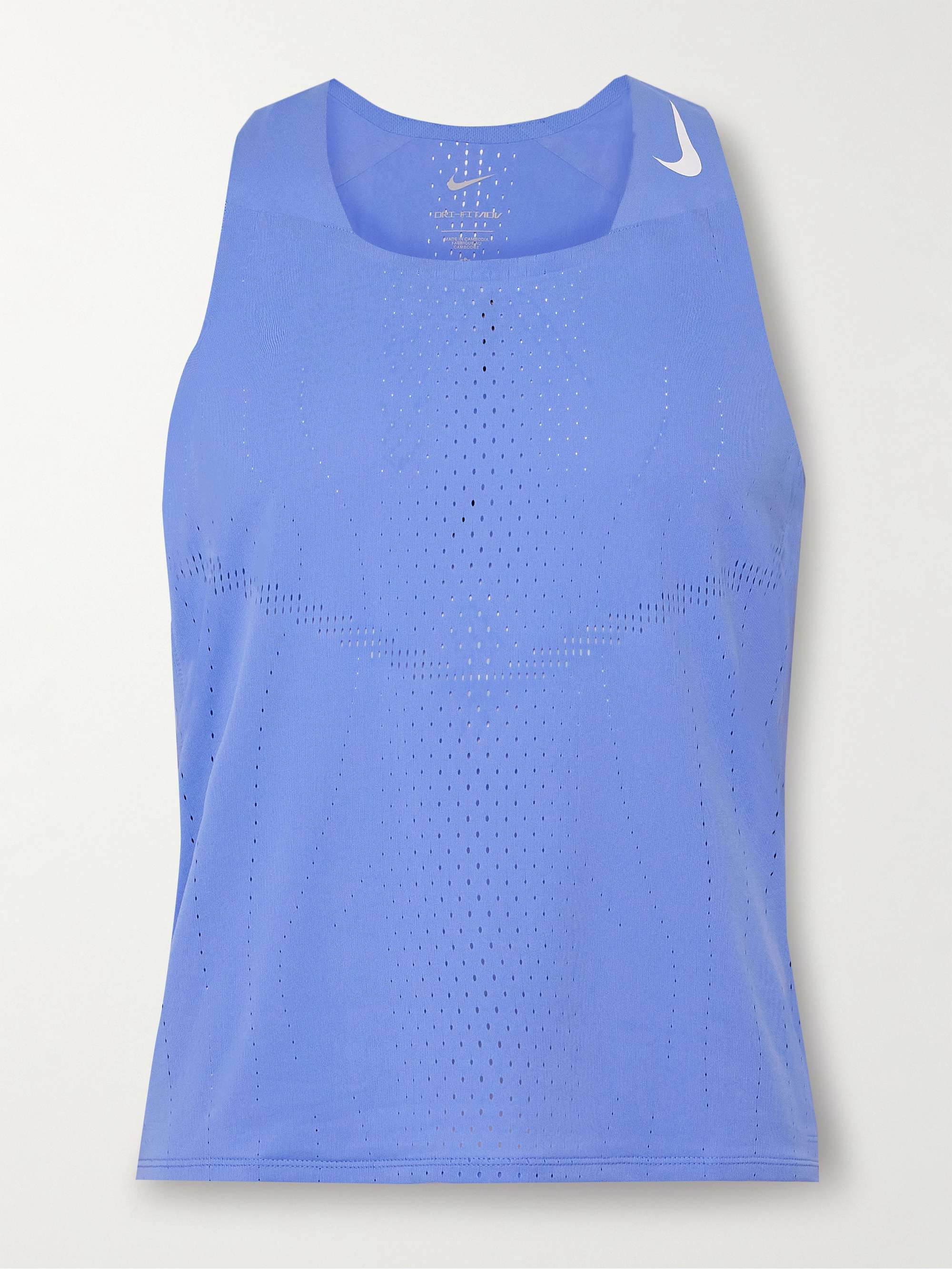 nike aeroswift tank white