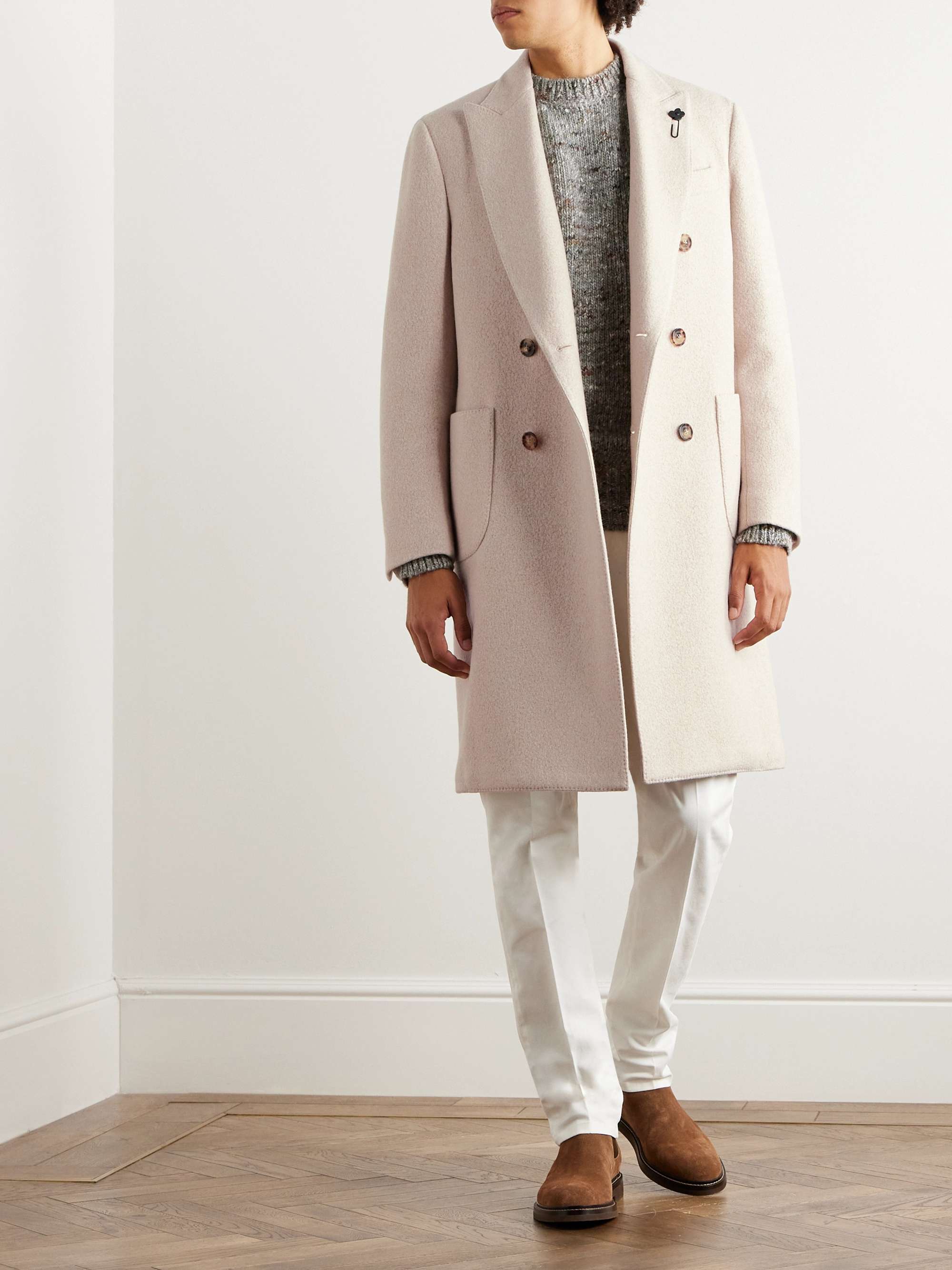 Lardini Double-Breasted Tailored Coat