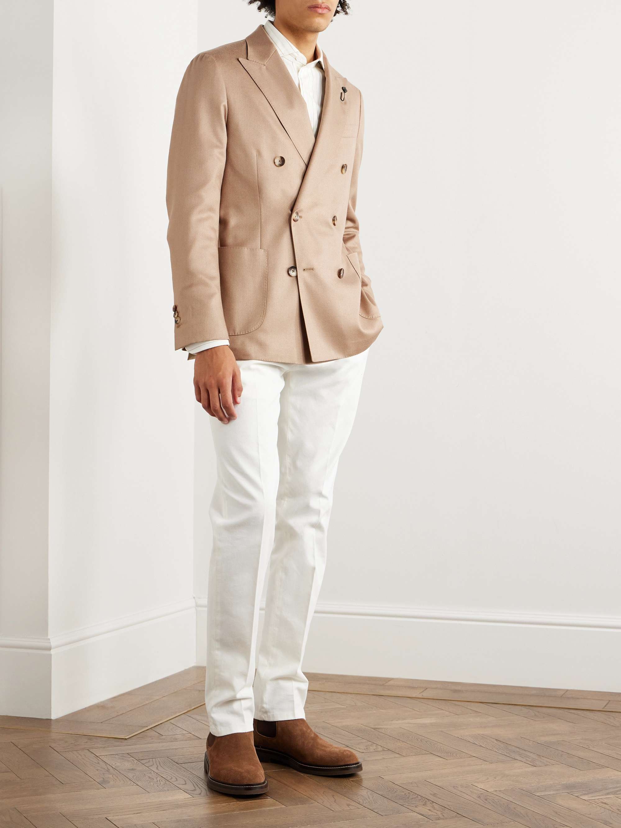 Lardini Double-Breasted Tailored Coat