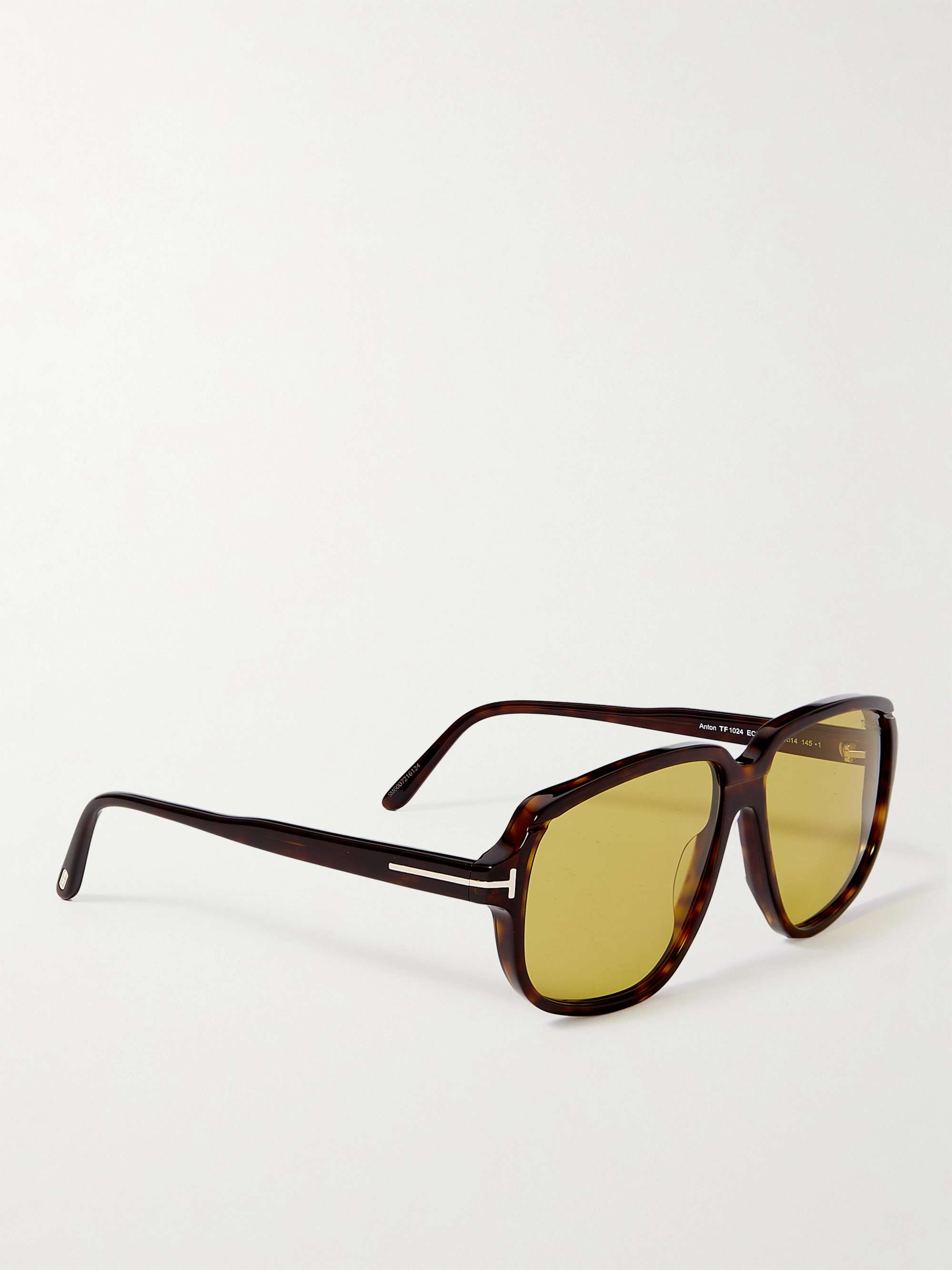 TOM FORD EYEWEAR D-Frame Tortoiseshell Acetate Sunglasses