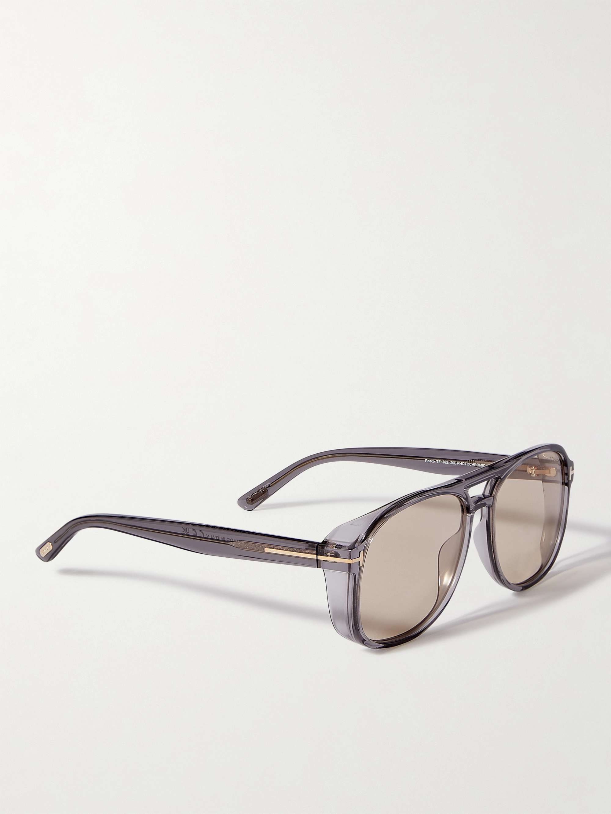 TOM FORD Aviator-Style Acetate Sunglasses