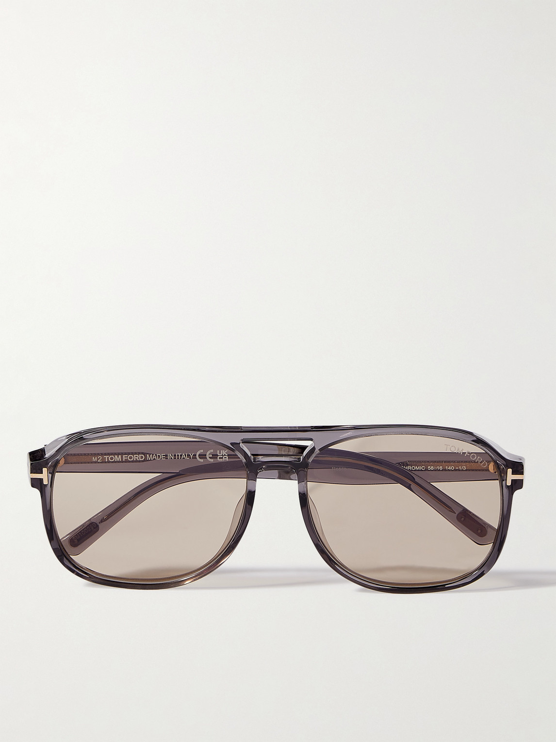 Tom Ford Aviator-Style Acetate Sunglasses - Men