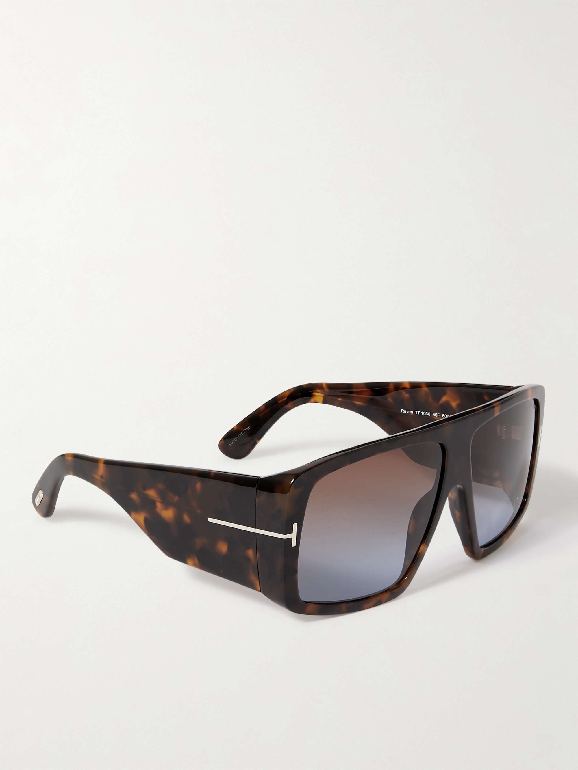TOM FORD Square-Frame Tortoiseshell Acetate Sunglasses