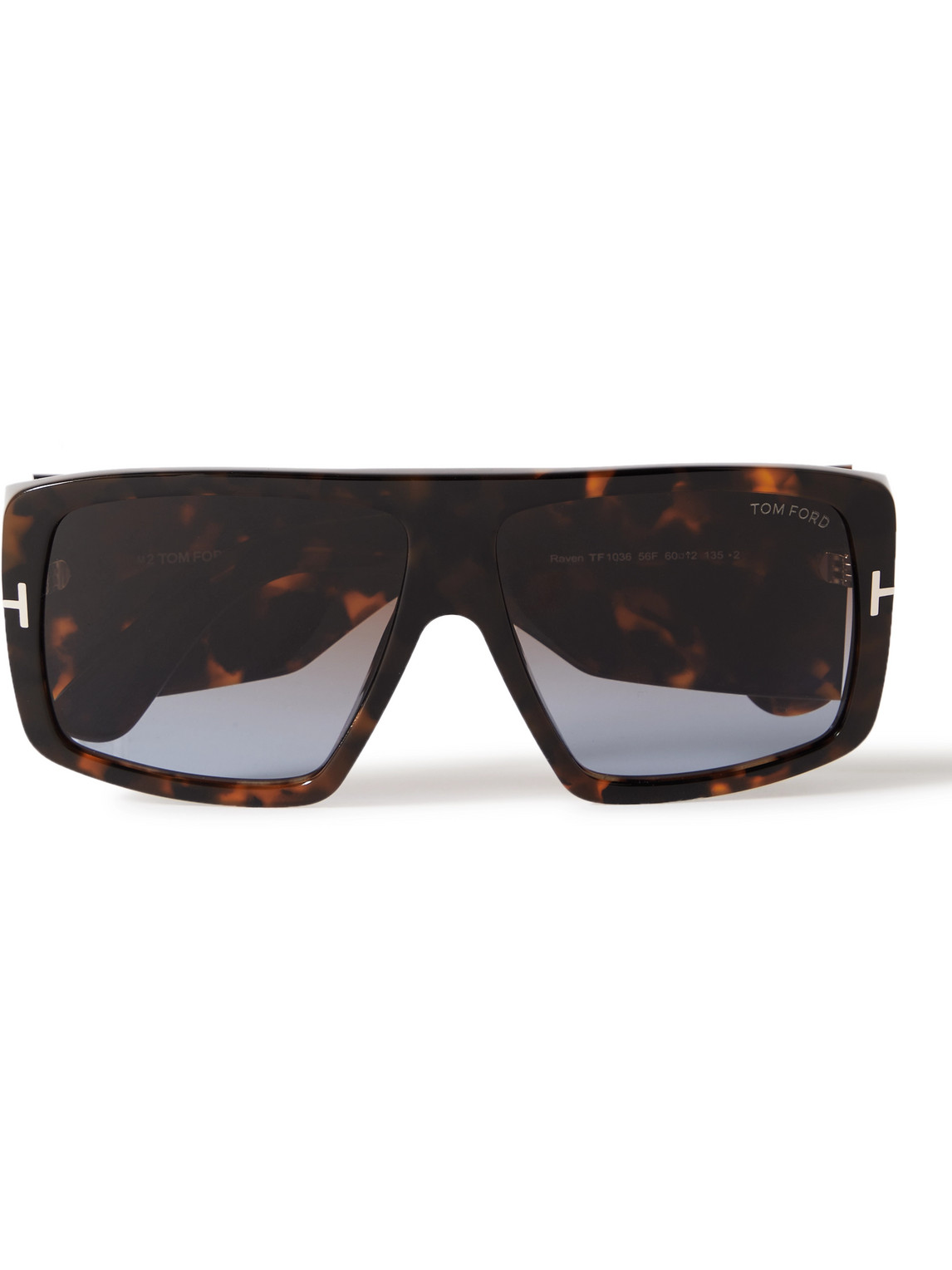 TOM FORD SQUARE-FRAME TORTOISESHELL ACETATE SUNGLASSES