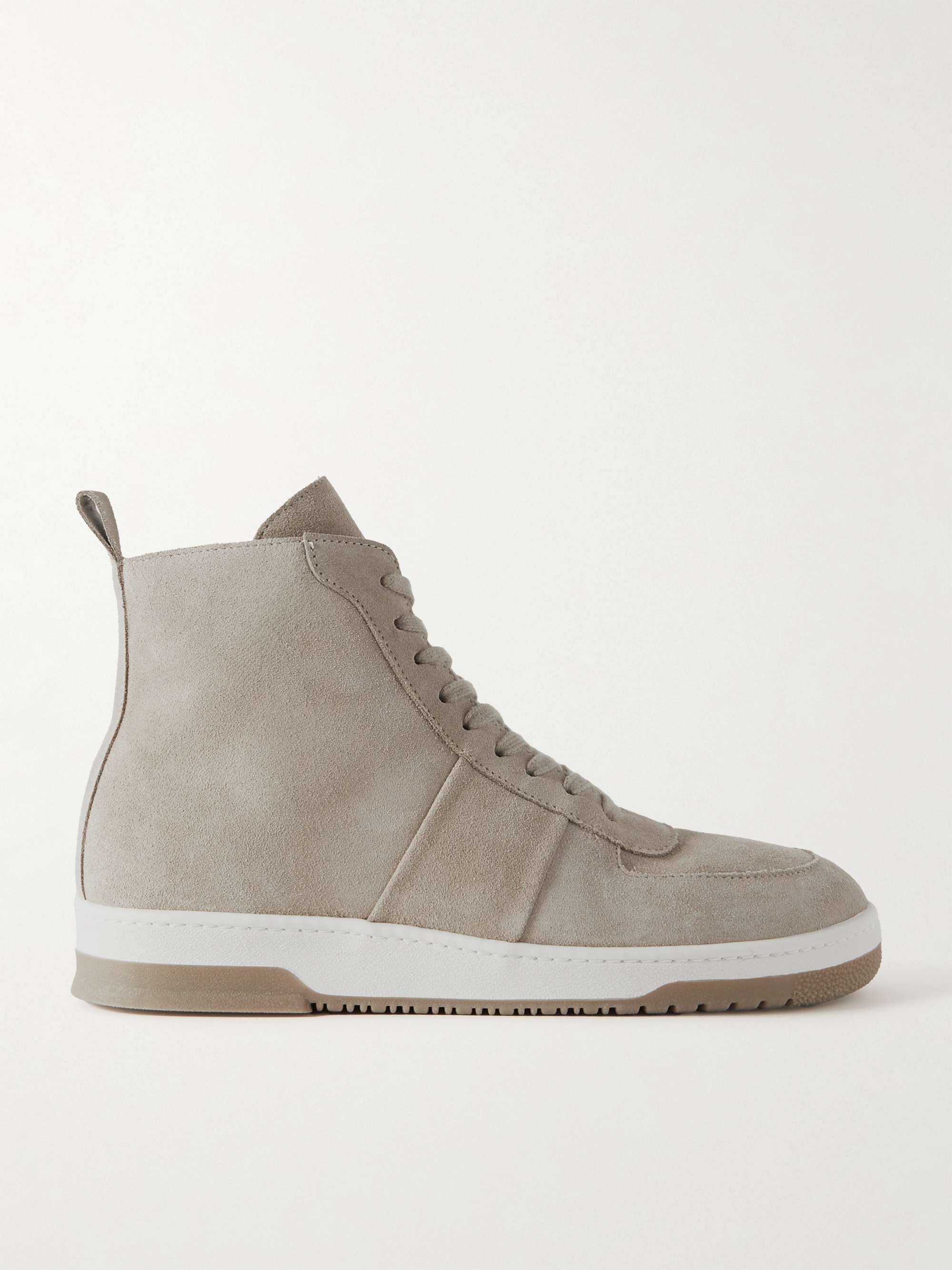 MR P. Larry Suede High-Top Sneakers for Men | MR PORTER