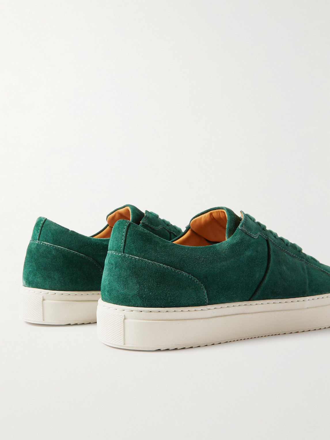 Shop Mr P Alec Regenerated Suede By Evolo® Sneakers In Green