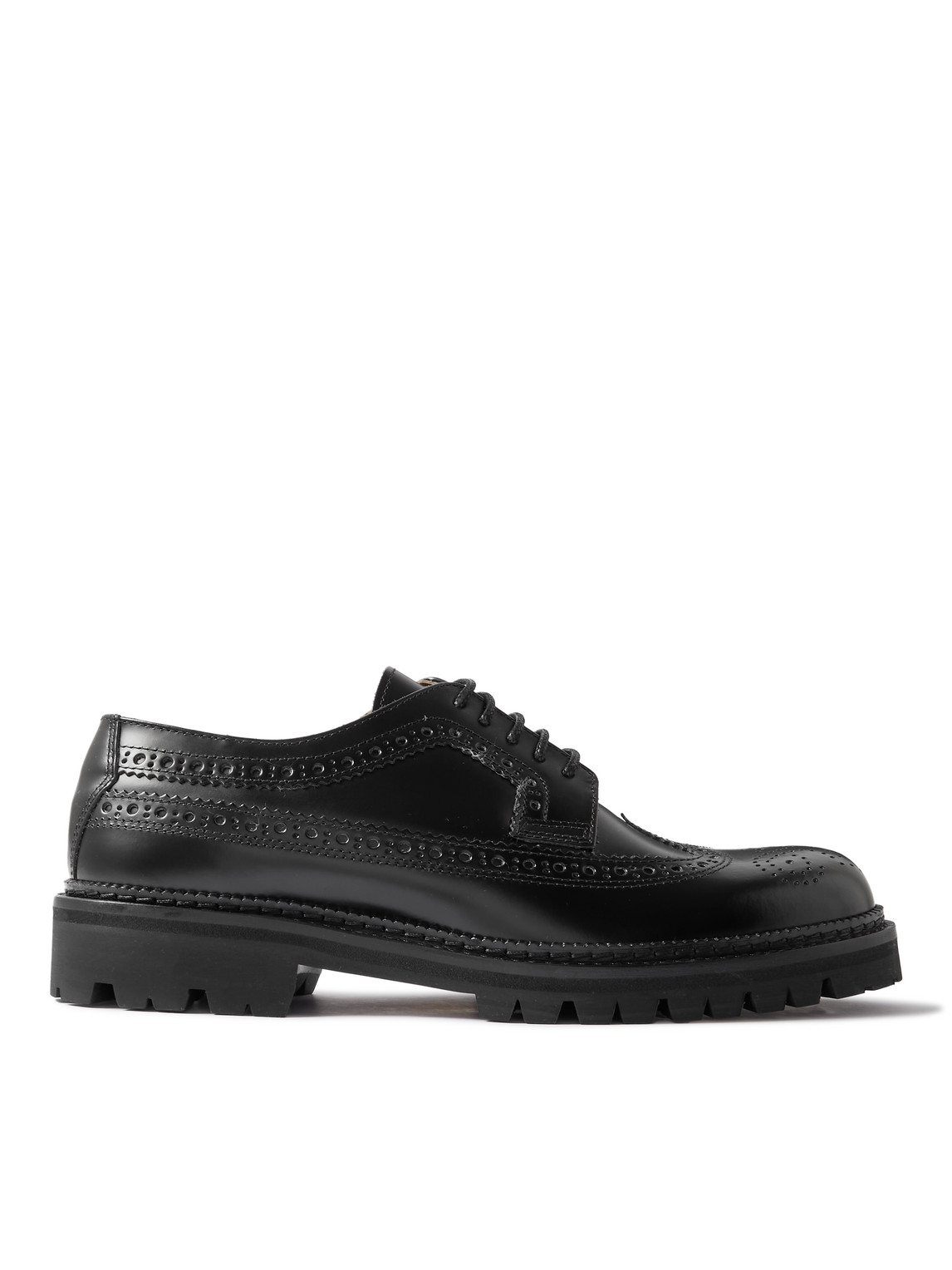 Mr P Jaques Leather Brogues In Black