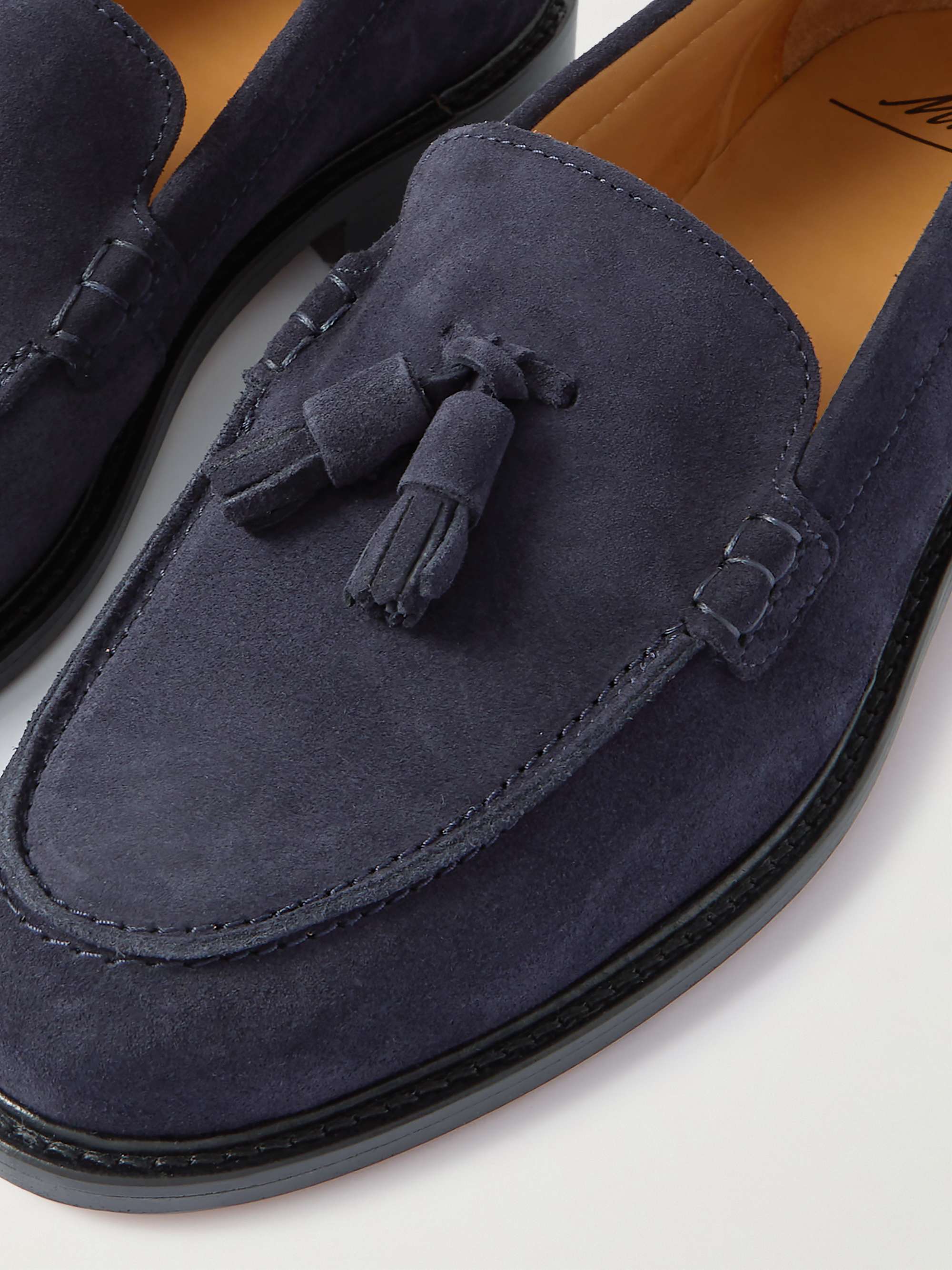 MR P. Tasseled Regenerated Suede by evolo® Loafers for Men | MR PORTER