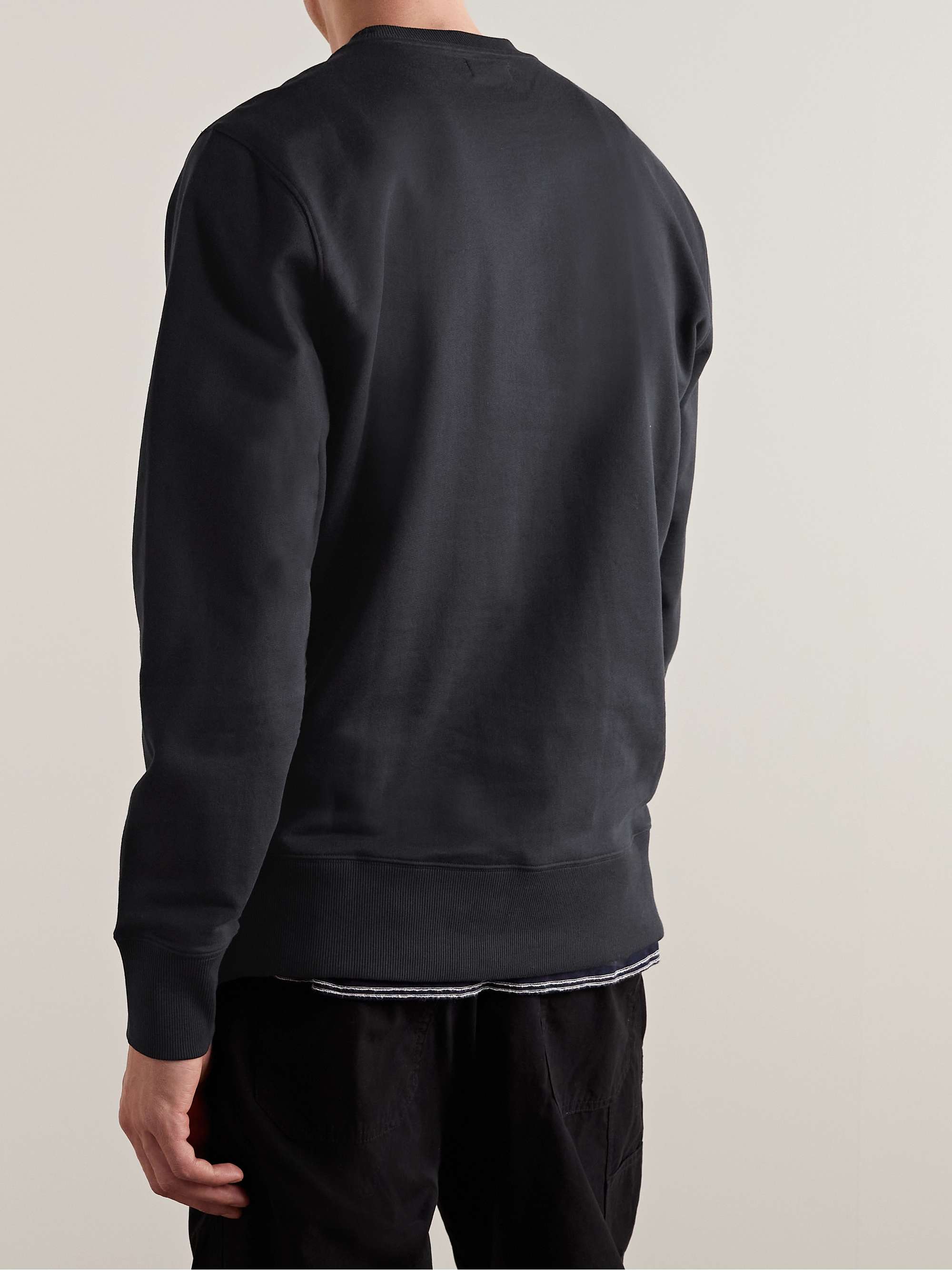 RAPHA Logo-Embroidered Cotton-Jersey Sweatshirt