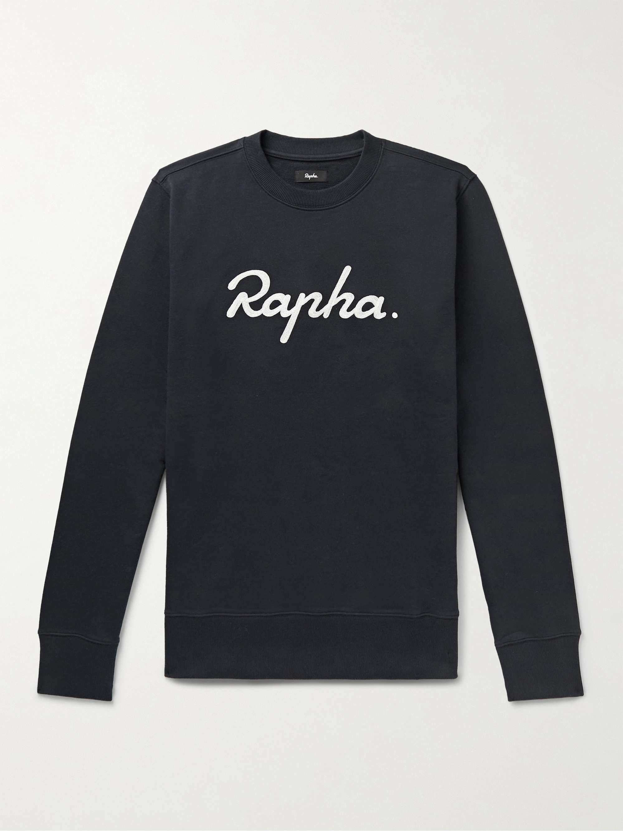 RAPHA Logo-Embroidered Cotton-Jersey Sweatshirt