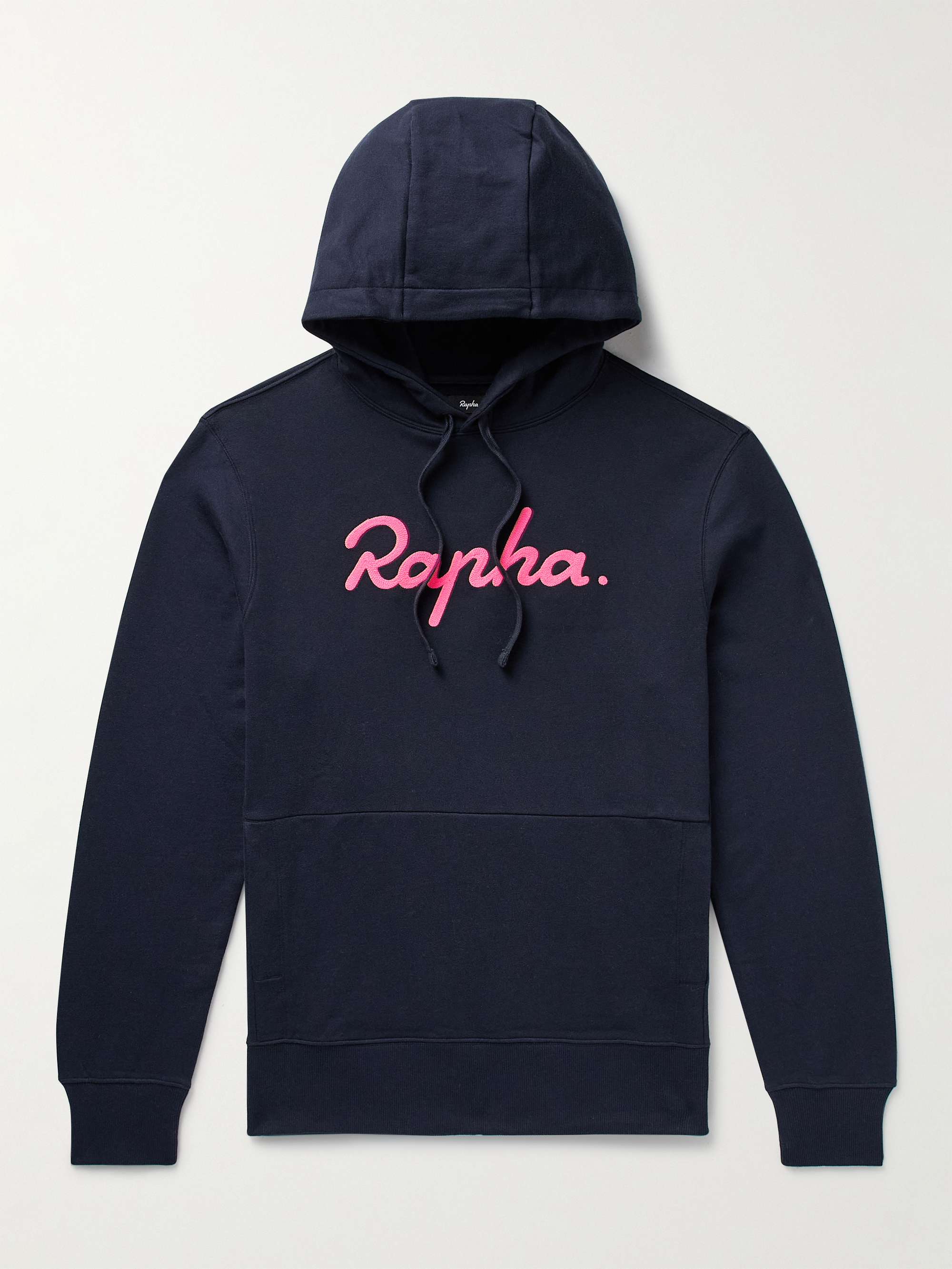 RAPHA Slim-Fit Logo-Embroidered Cotton-Jersey Hoodie