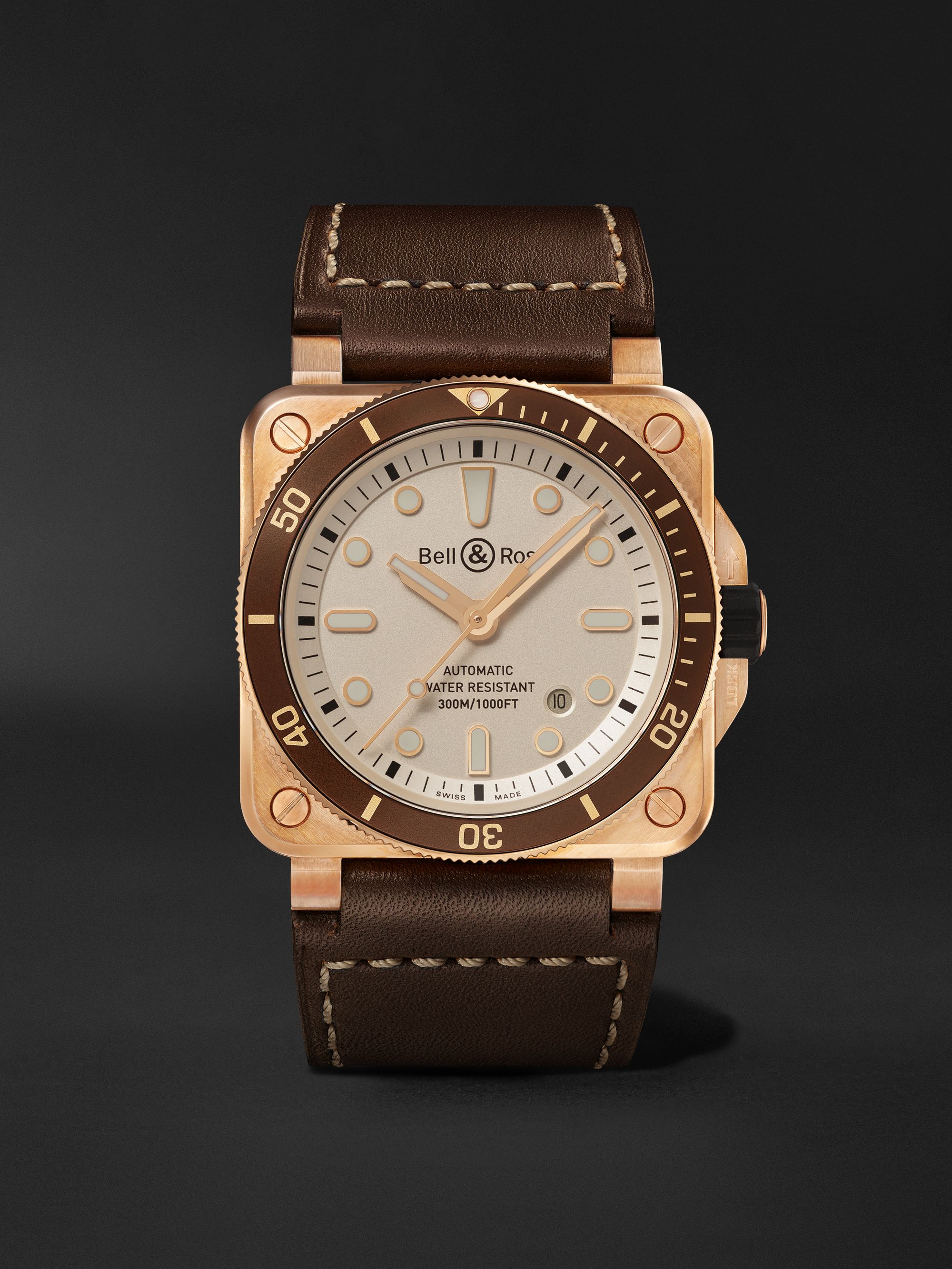 BELL & ROSS BR 0392 Diver White Bronze Limited Edition Automatic 42mm