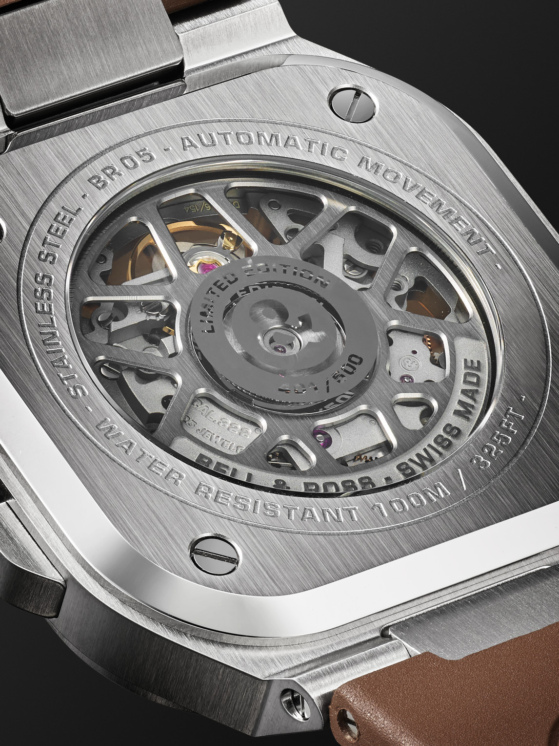  Bell & Ross - Br 05 Skeleton Gold Automatic 40mm Stainless Steel And Rubber Watch, Ref. No. Br05a-ch-skst/srb - Men - Gold 