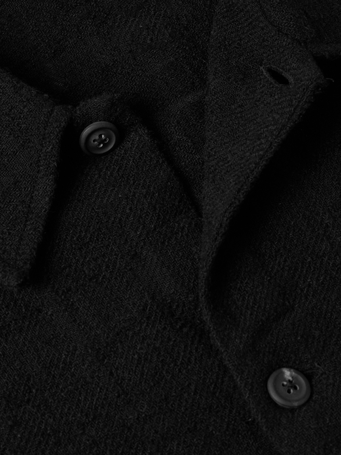Shop Our Legacy Haven Woven Overshirt In Black