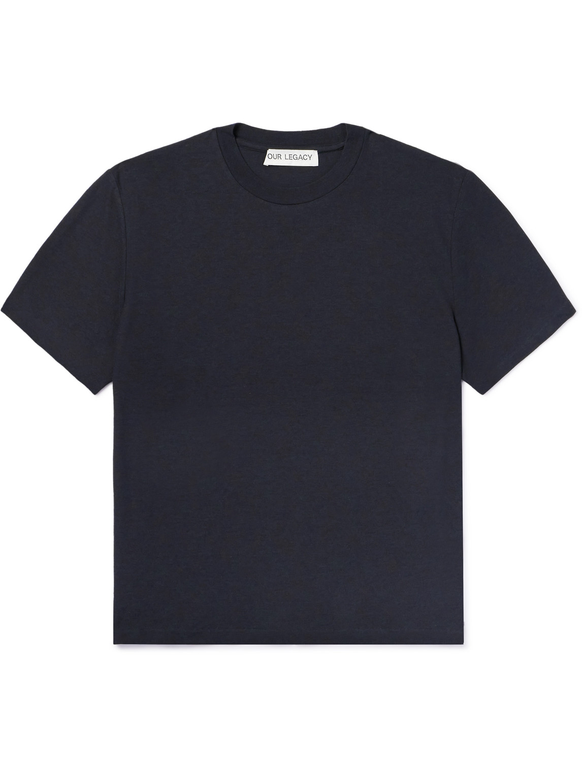 Our Legacy Hover Cotton-jersey T-shirt In Black