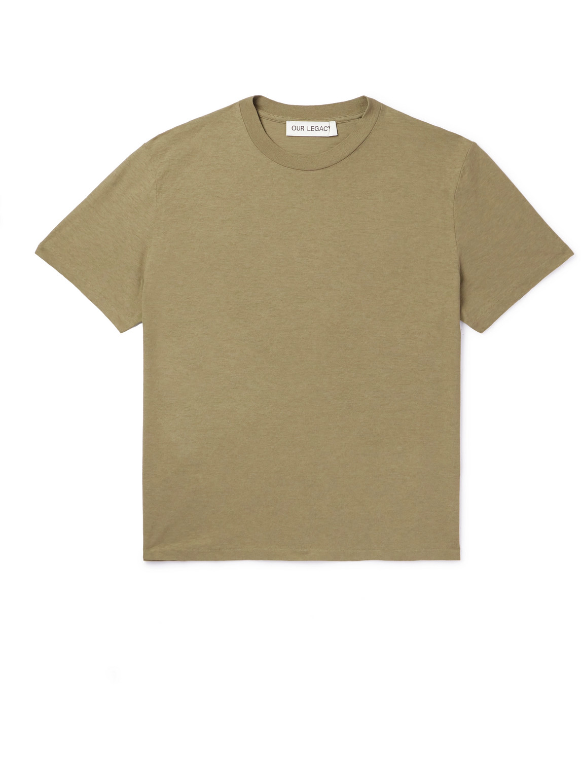 Our Legacy Hover Cotton-jersey T-shirt In Green