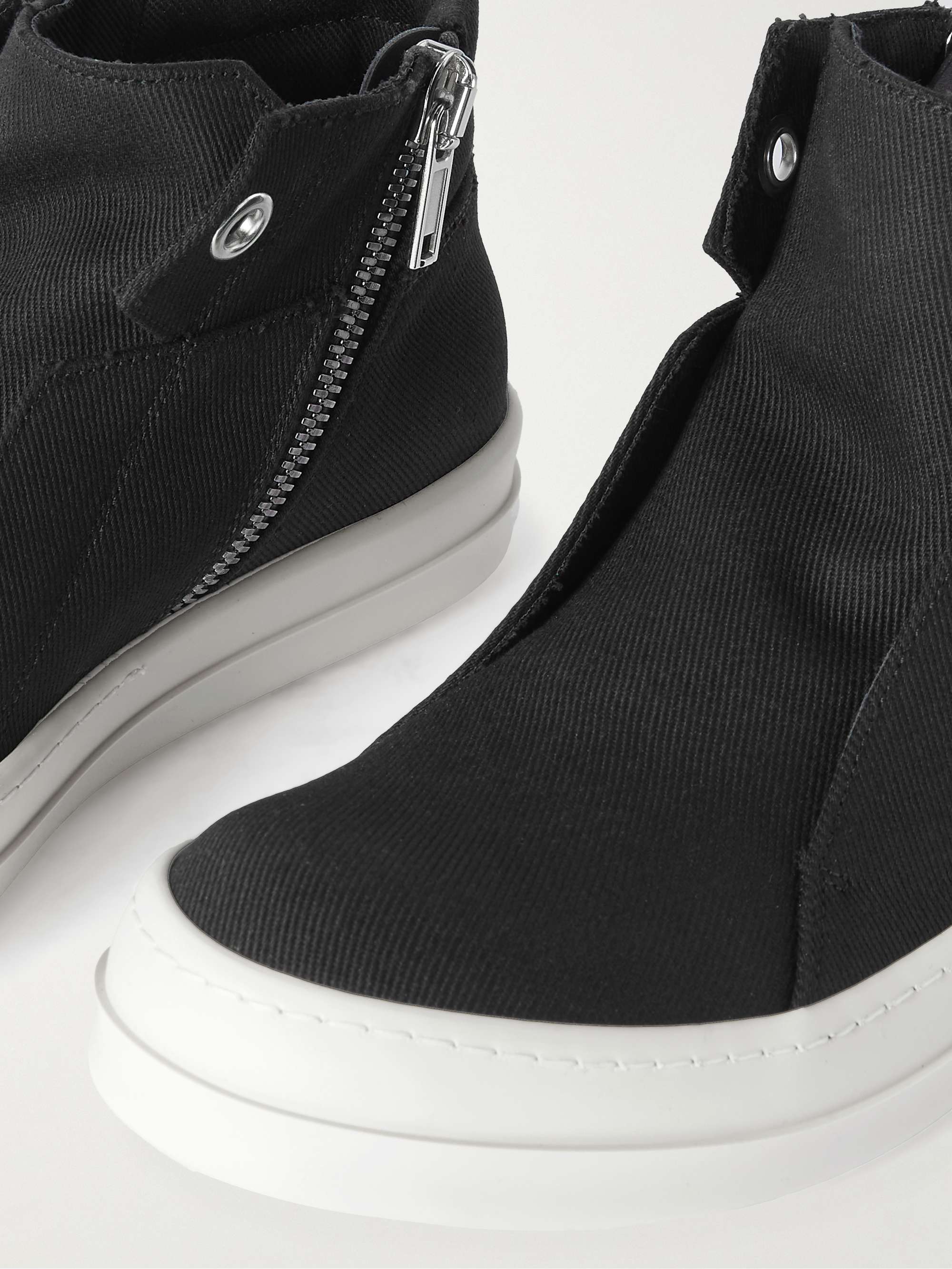 Black Dunk Denim Sneakers | DRKSHDW BY RICK OWENS | MR PORTER Black Dunk Denim Sneakers | DRKSHDW BY RICK OWENS | MR PORTER