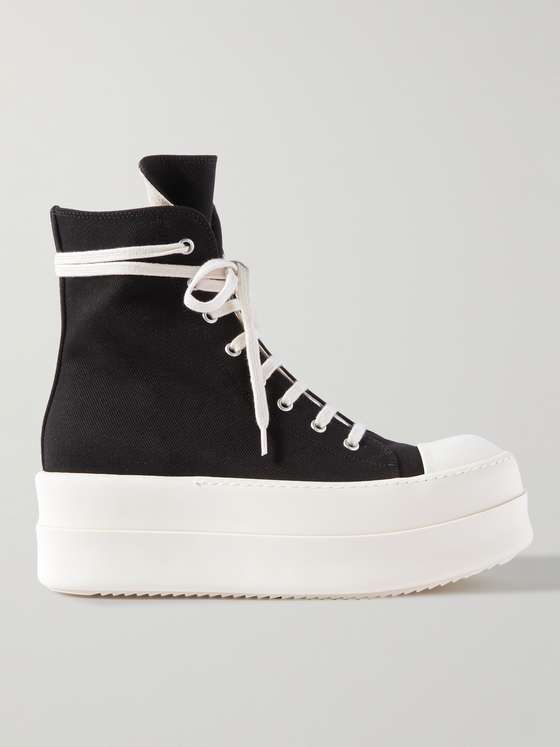 mrporter.com | Mega Bumper High-Top-Sneakers aus Denim mit überstehender Sohle
