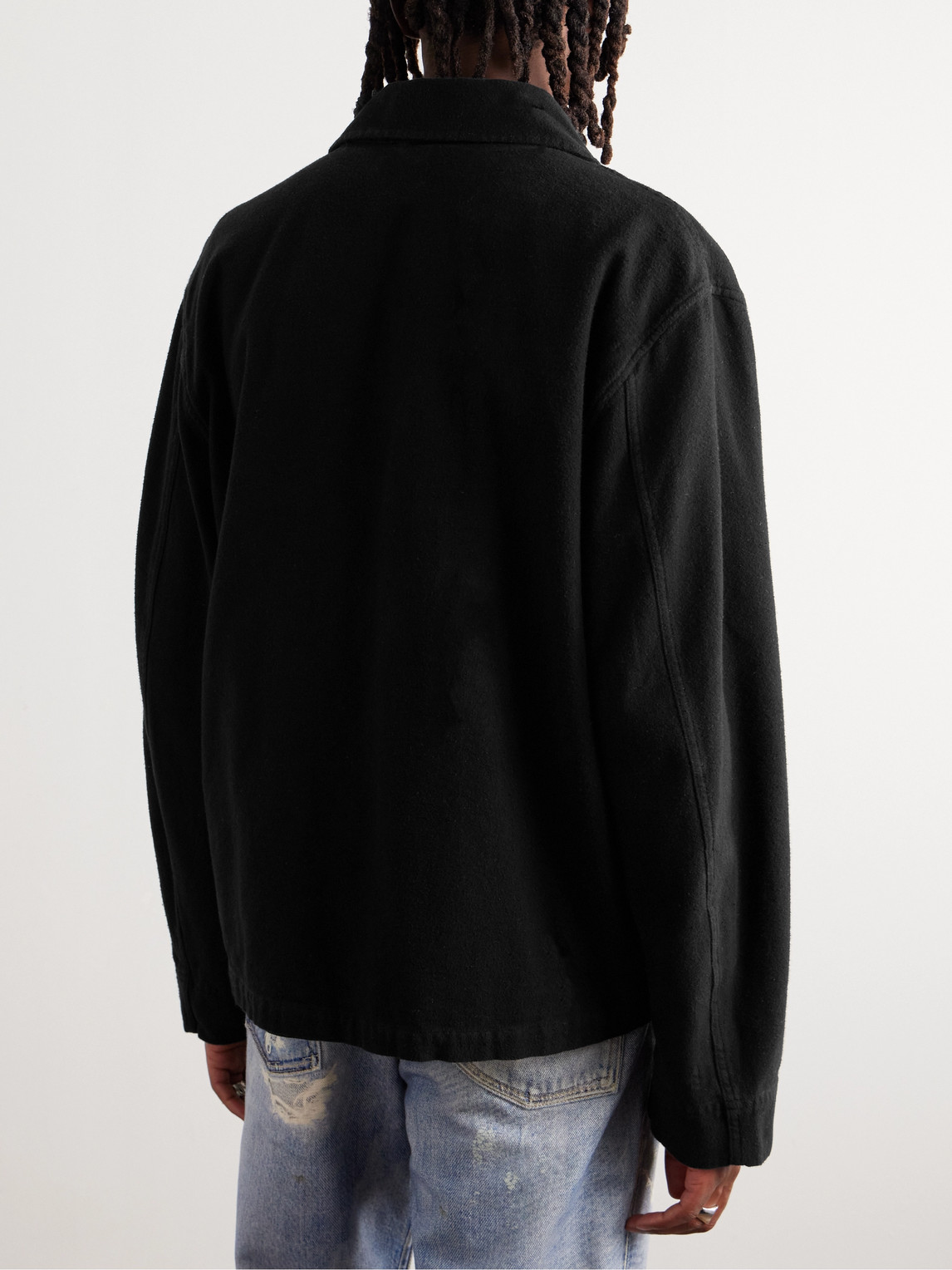 Our Legacy Black Evening Coach Jacket In Black