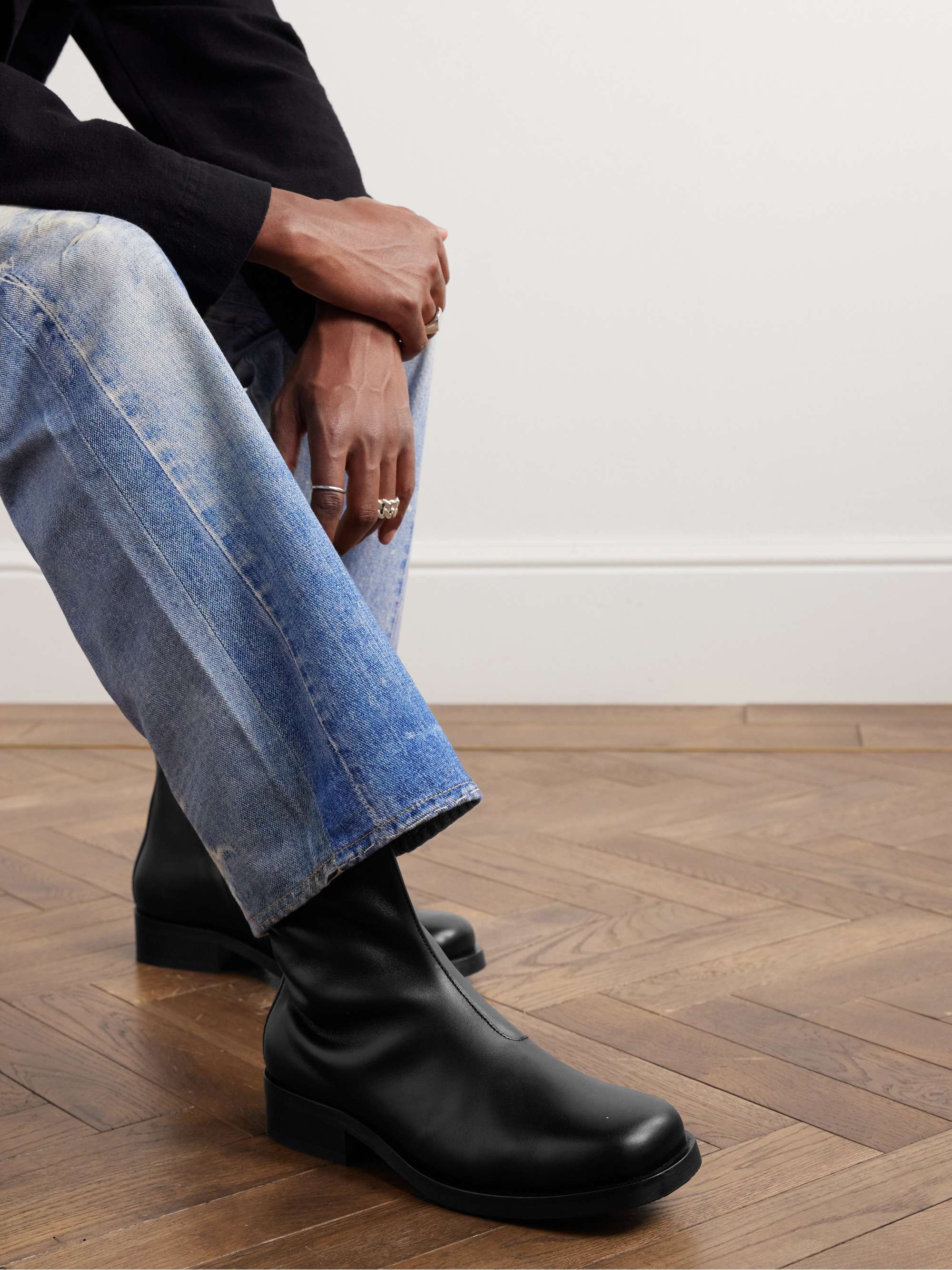 OUR LEGACY Camion Leather Boots for Men | MR PORTER