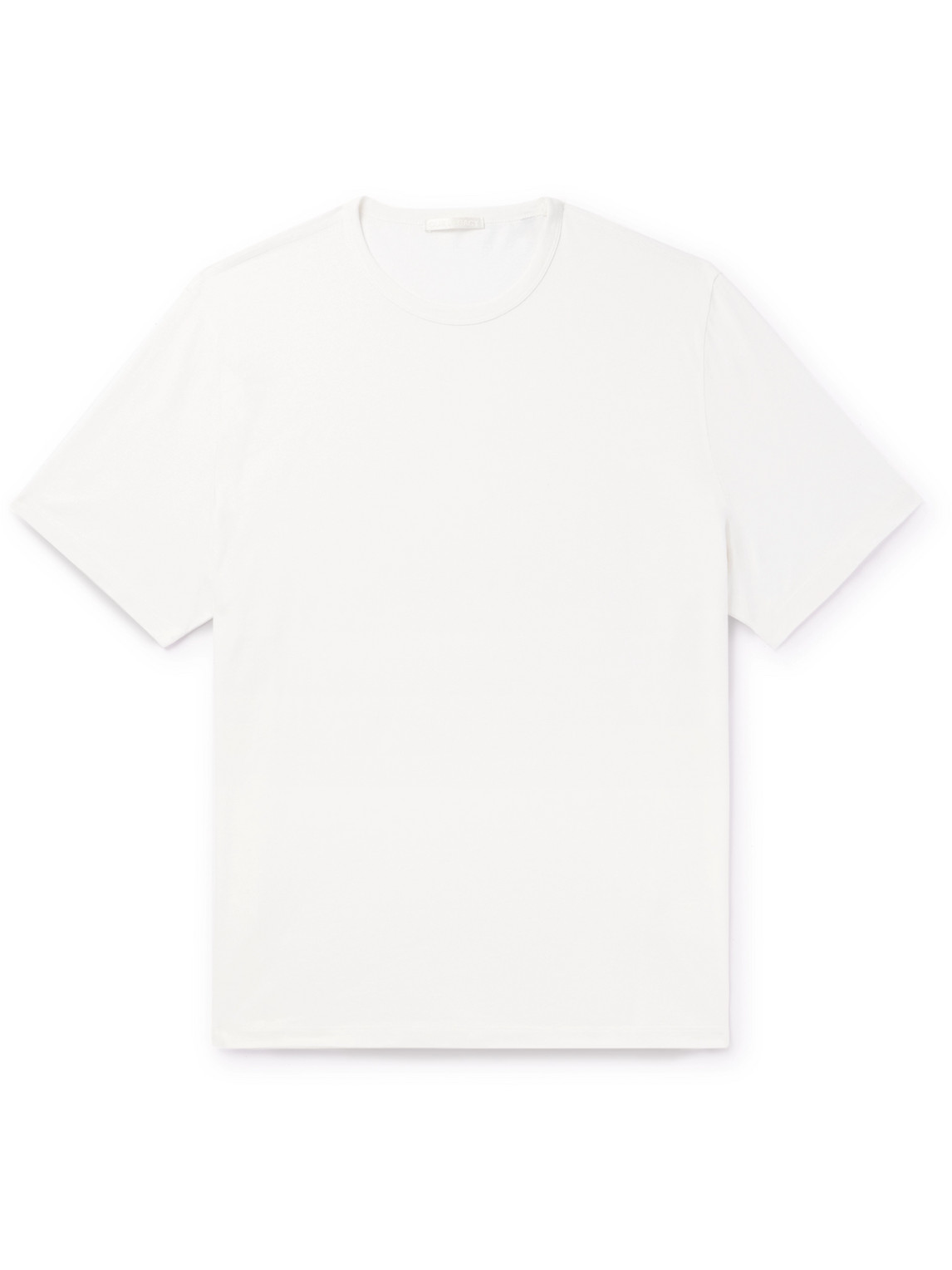 Our Legacy Box Logo-embroidered Cotton-jersey T-shirt In White