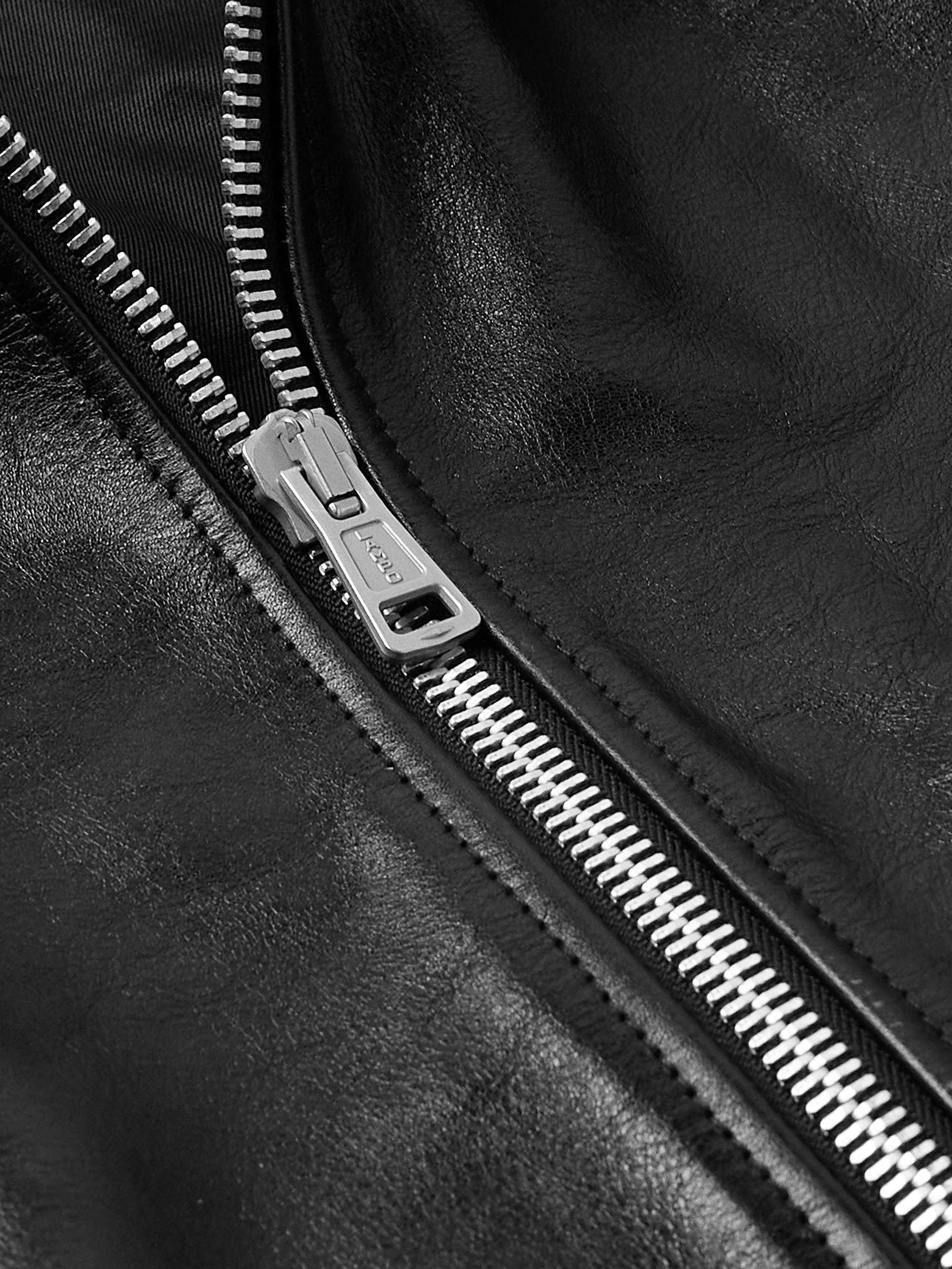 our legacy mini leather jacket 44 24aw