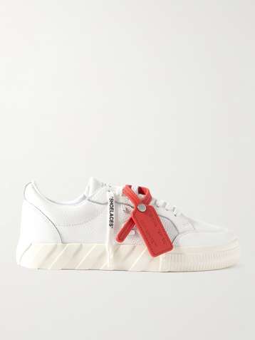 OFF-WHITE Full-Grain Leather Sneakers