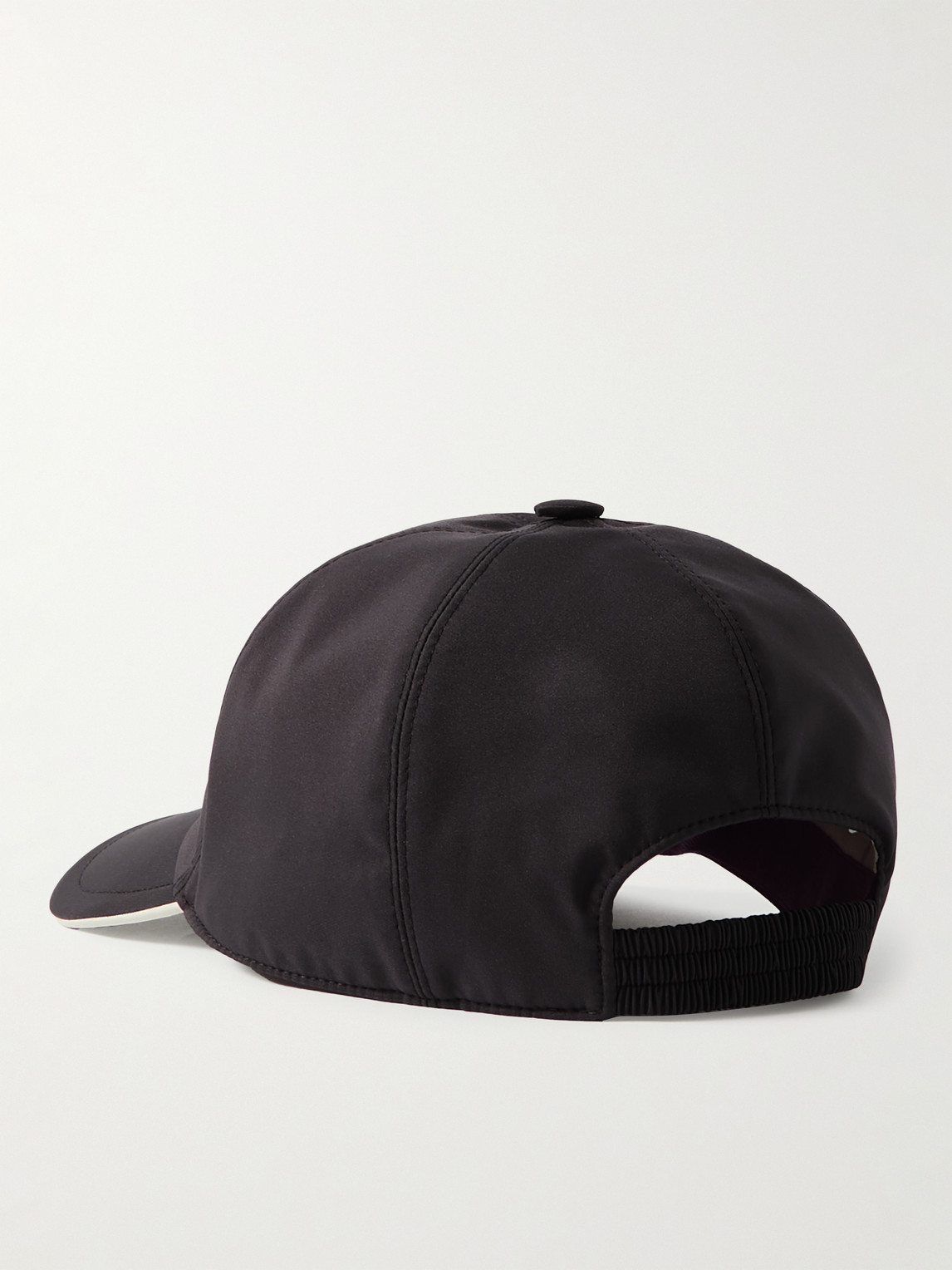 Shop Loro Piana Logo-embroidered Storm System® Shell Baseball Cap In Black