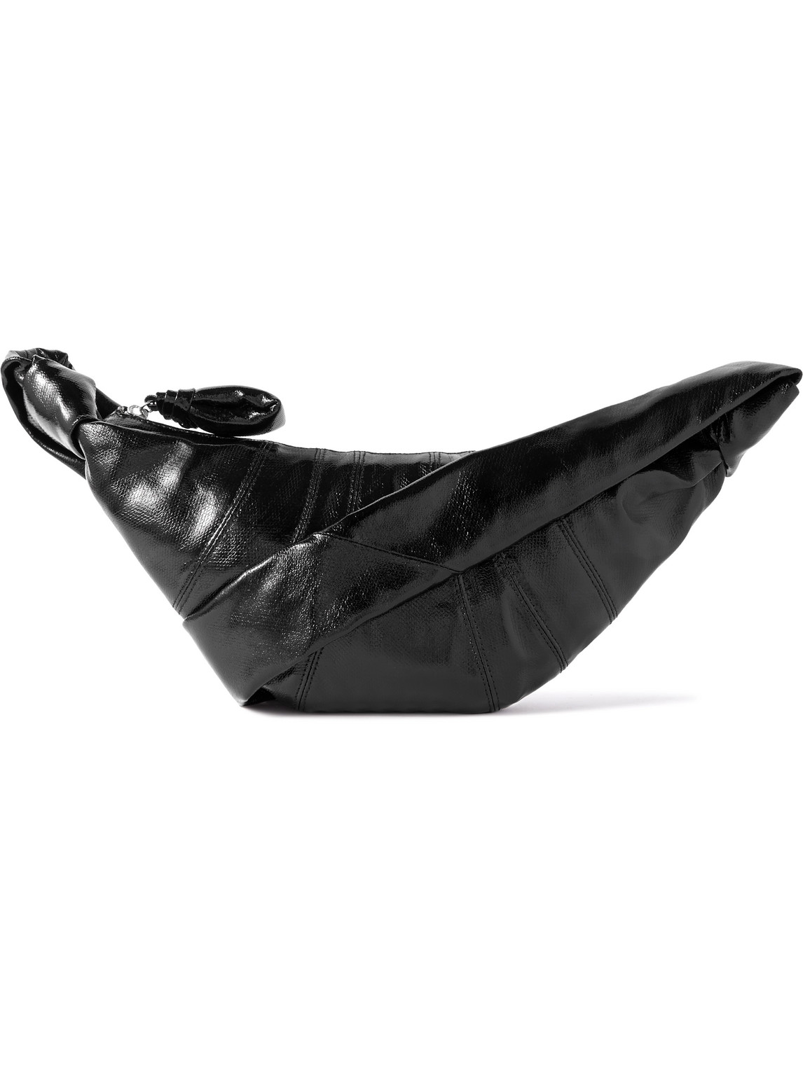 Lemaire Croissant Small Coated-cotton Messenger Bag In Truffle