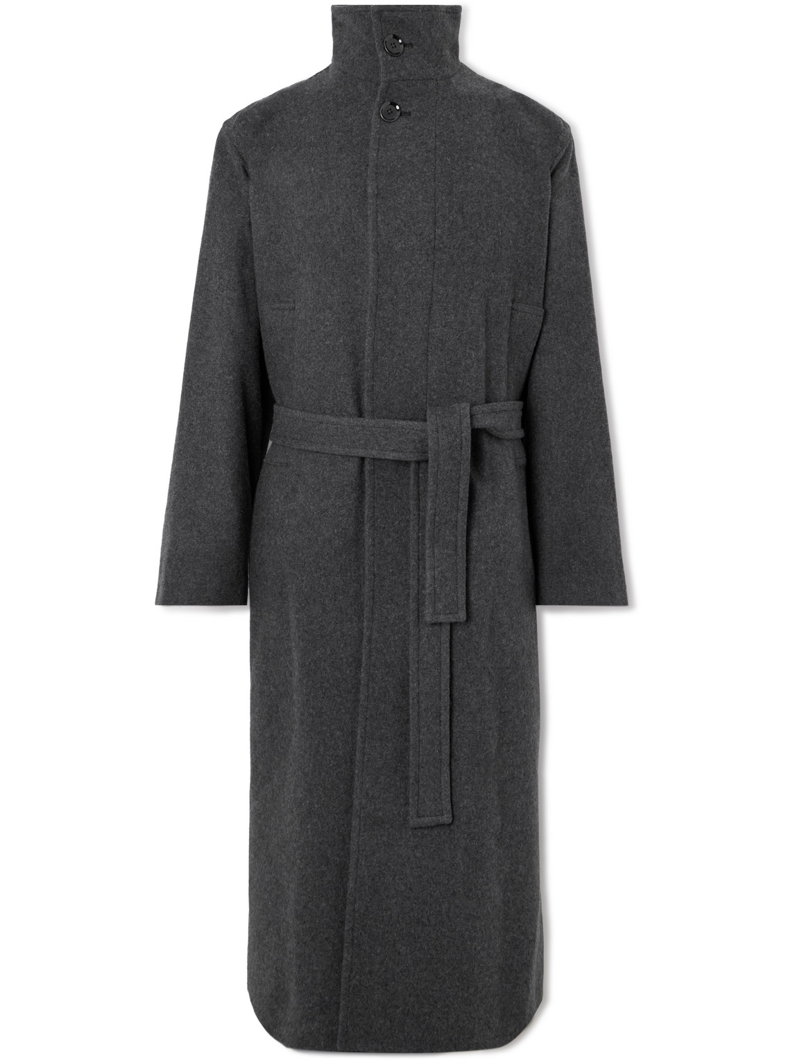 Belted Wool and Cashmere-Blend Coat