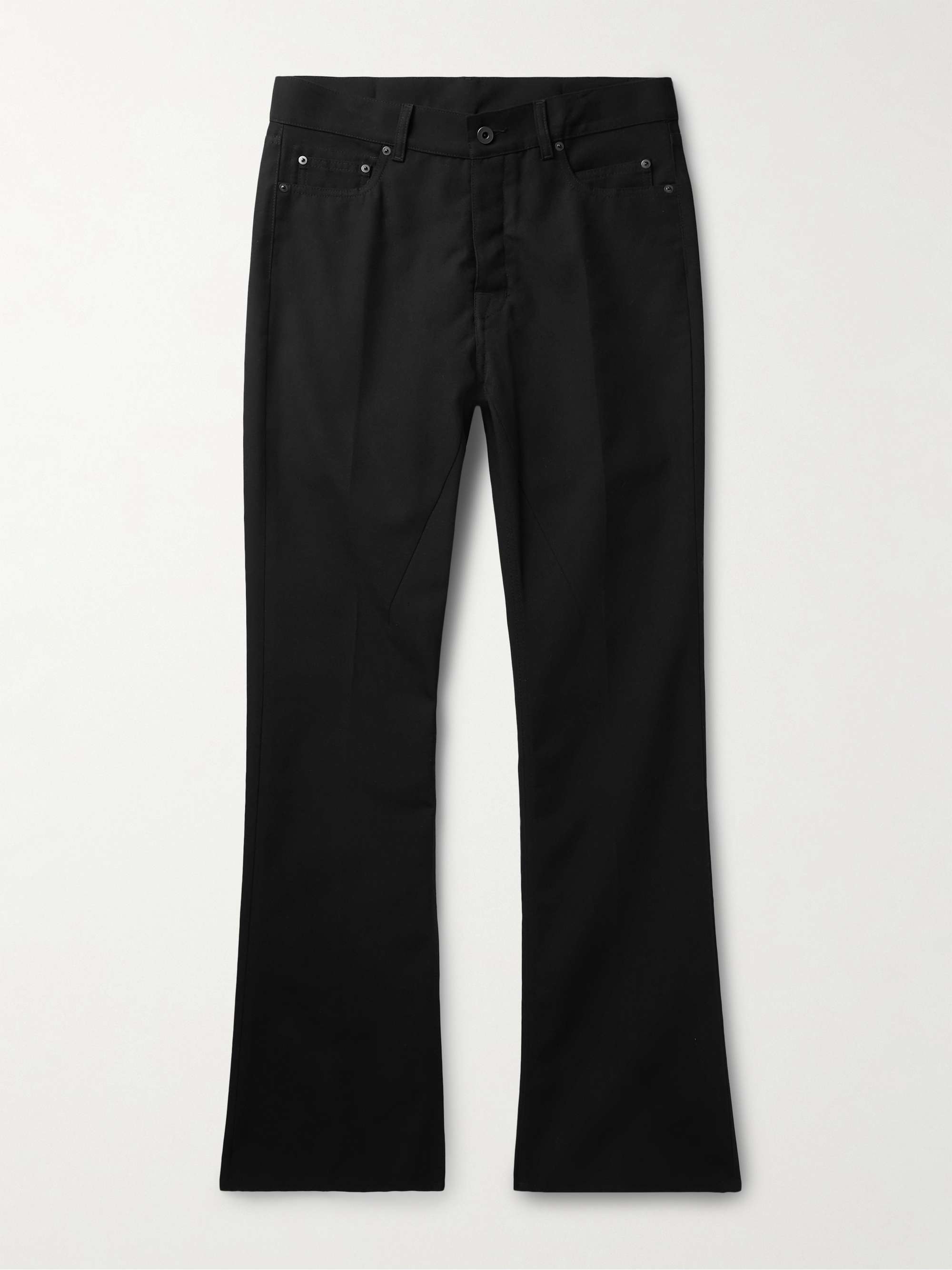 RICK OWENS Jim Slim-Fit Straight-Leg Woven Trousers for Men | MR PORTER