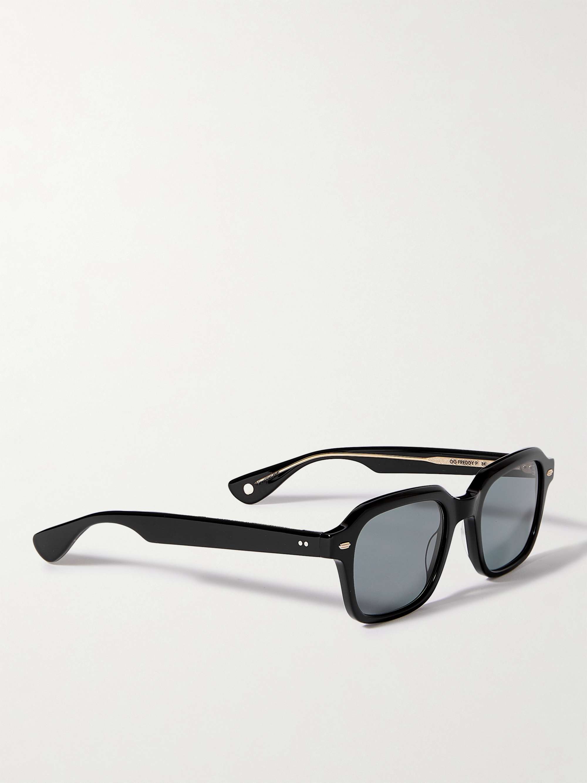 GARRETT LEIGHT CALIFORNIA OPTICAL Freddy P Square-Frame Acetate Sunglasses