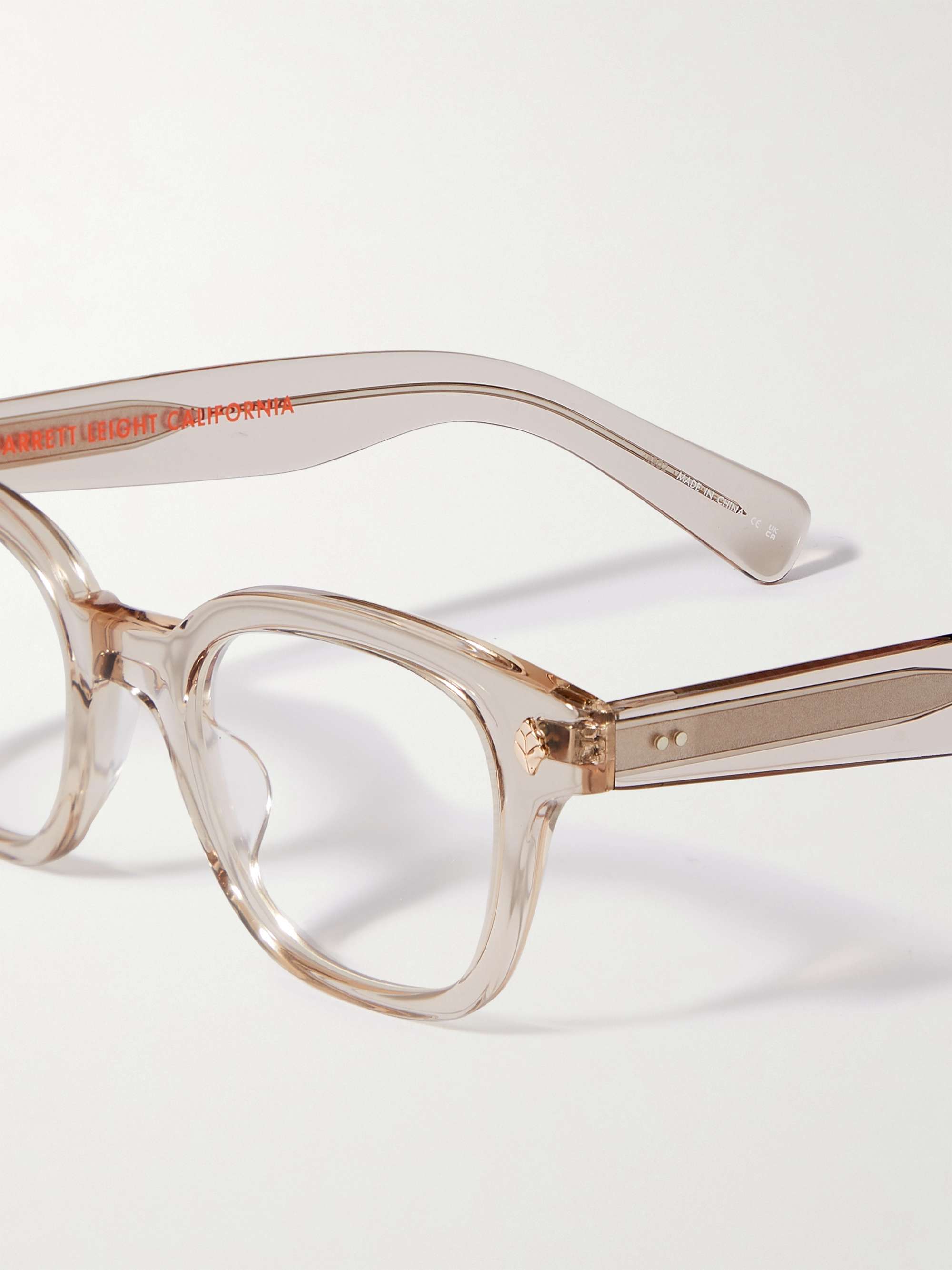 GARRETT LEIGHT CALIFORNIA OPTICAL Naples Square-Frame Acetate Optical Glasses