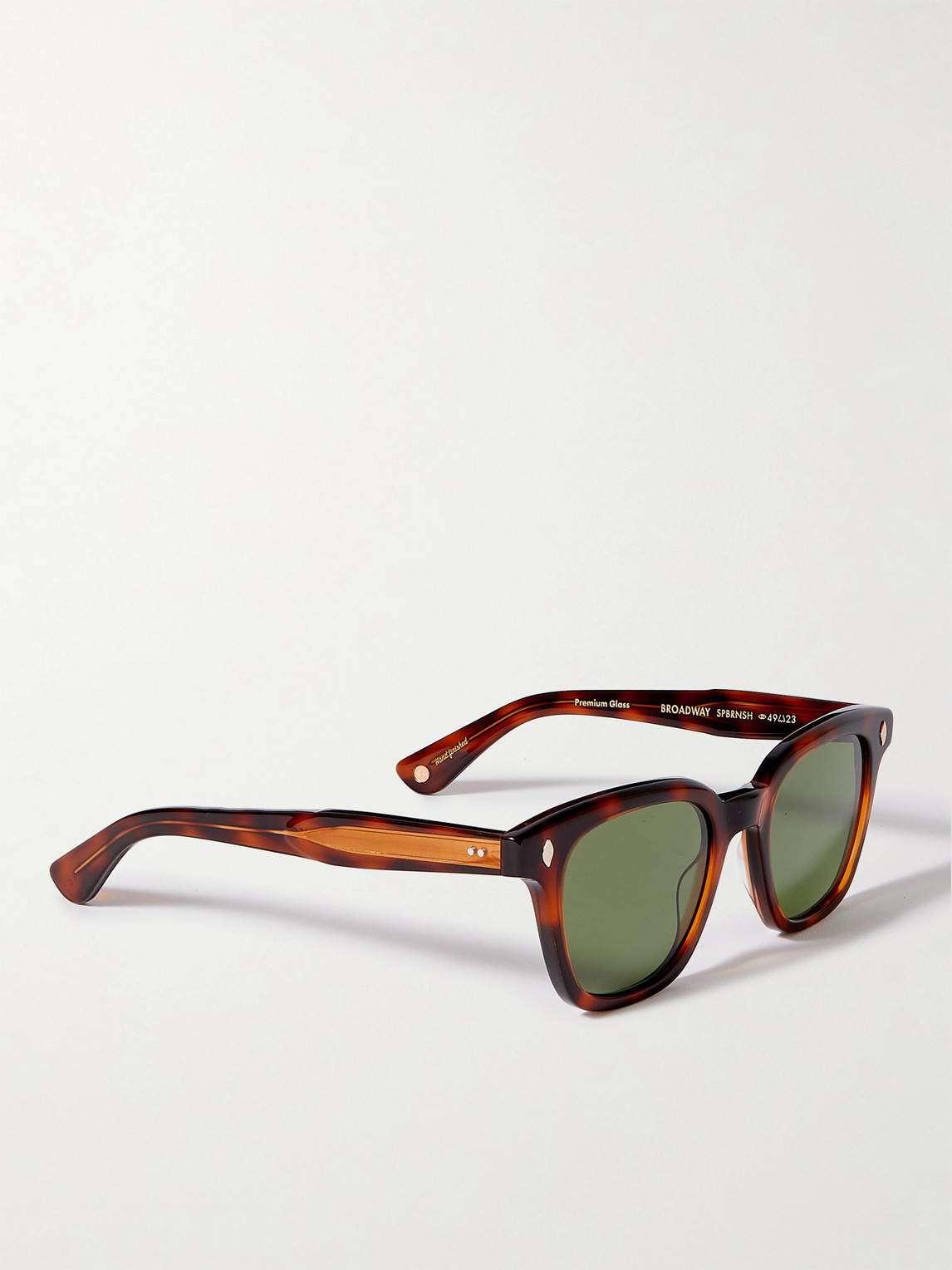 Shop Garrett Leight California Optical Broadway D-frame Tortoiseshell Acetate Sunglasses