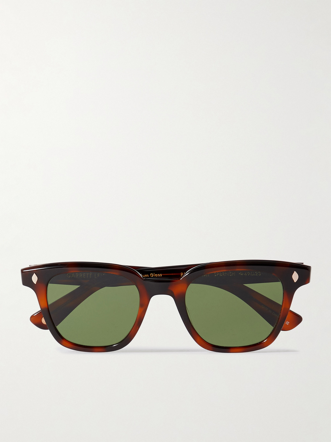 Garrett Leight California Optical Broadway D-frame Tortoiseshell Acetate Sunglasses